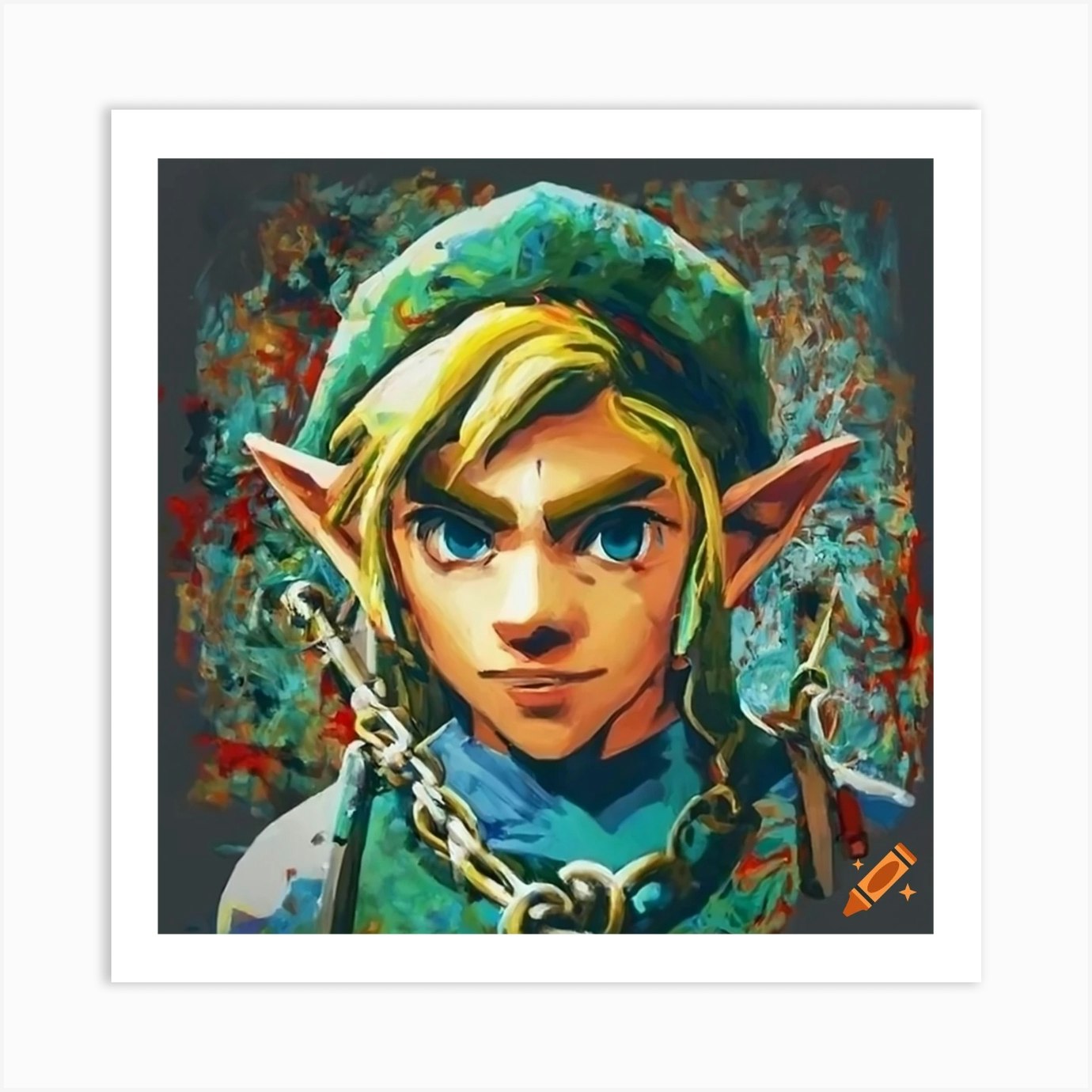 Link The Legend Of Zelda Art Print by Ebrahim - Fy