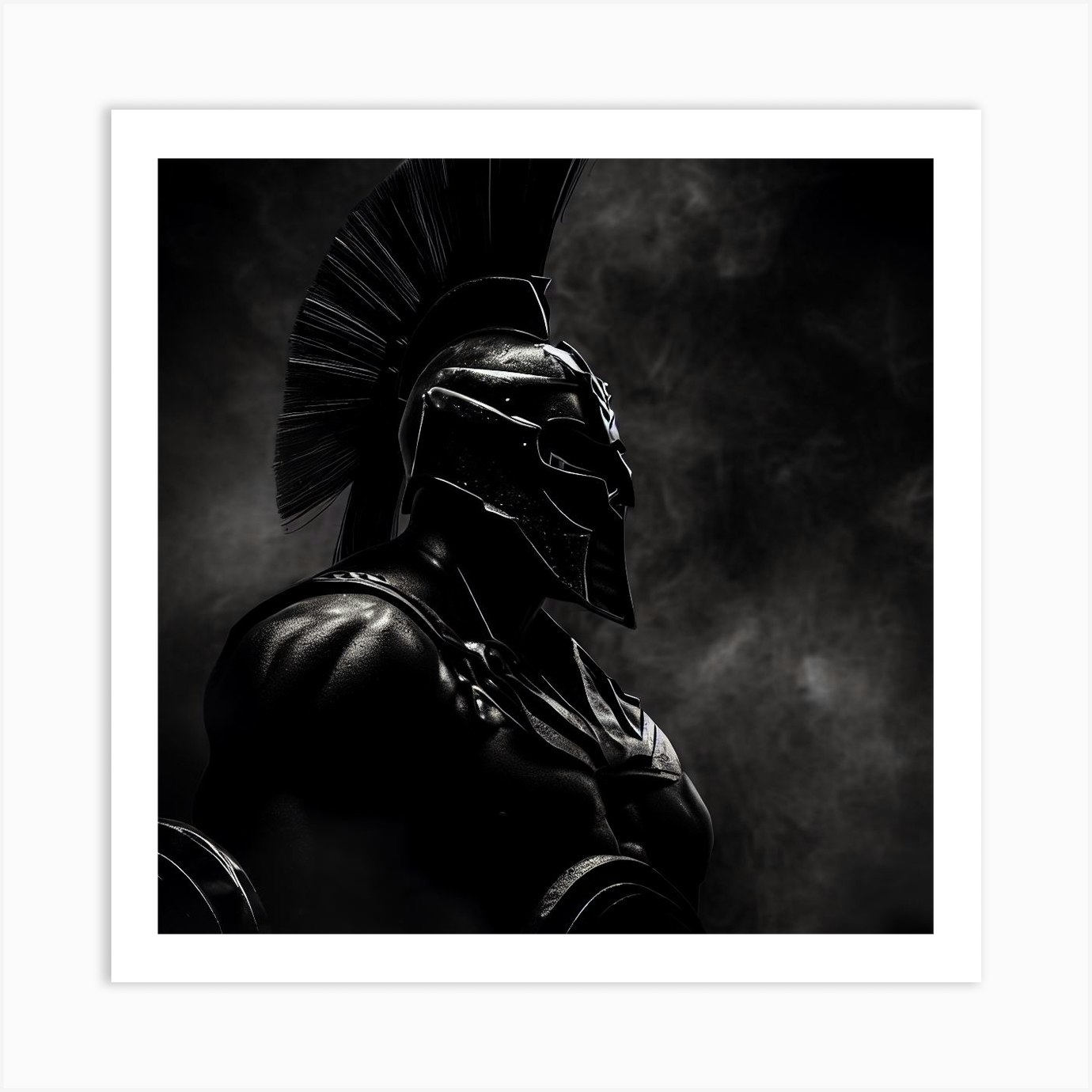 Spartan Warrior Art Print by Zeno Taron - Fy