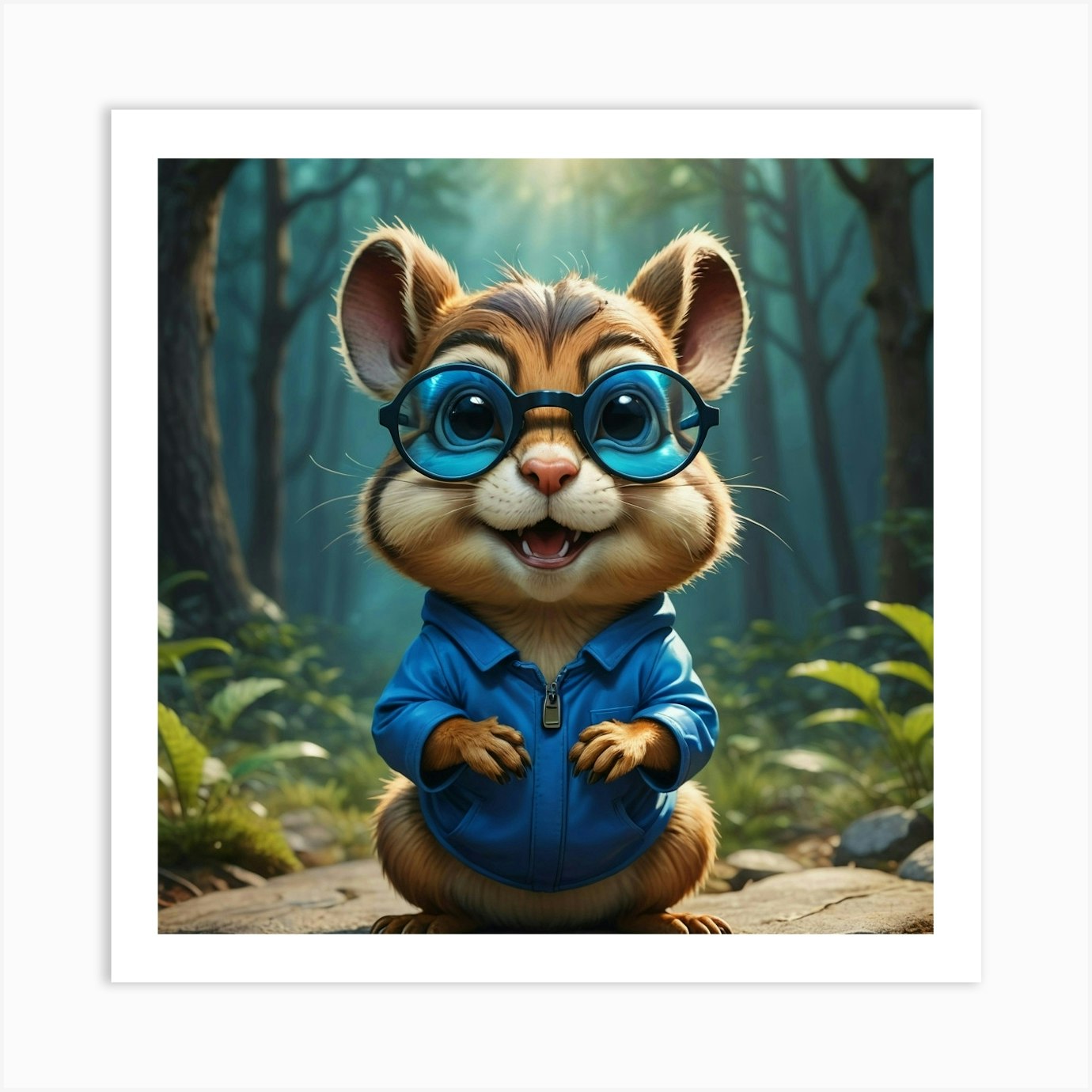Chipmunk 22 Art Print by Nohacreations/artistrycreations - Fy