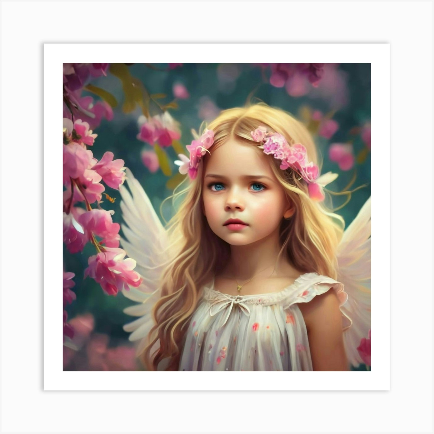 Angel Girl Art Print by Balram giri - Fy