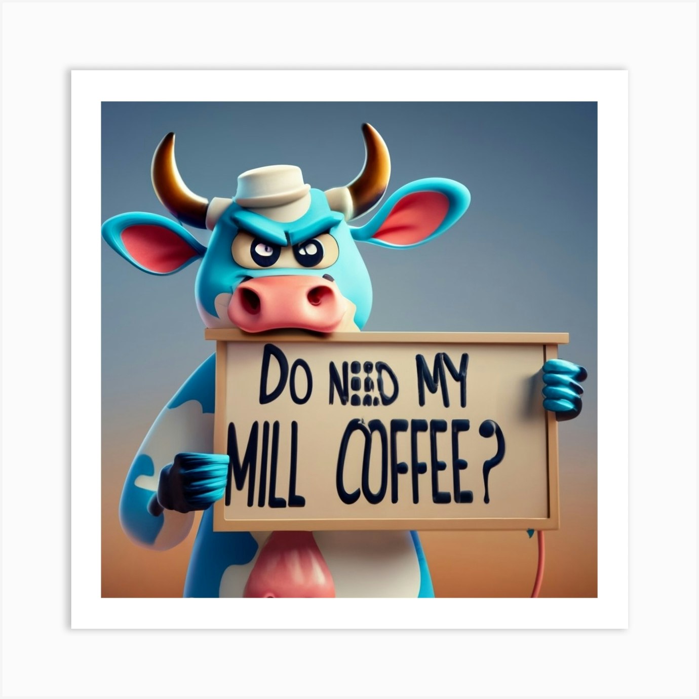 Do You Need Milk Art Print by SCOTT S Fy