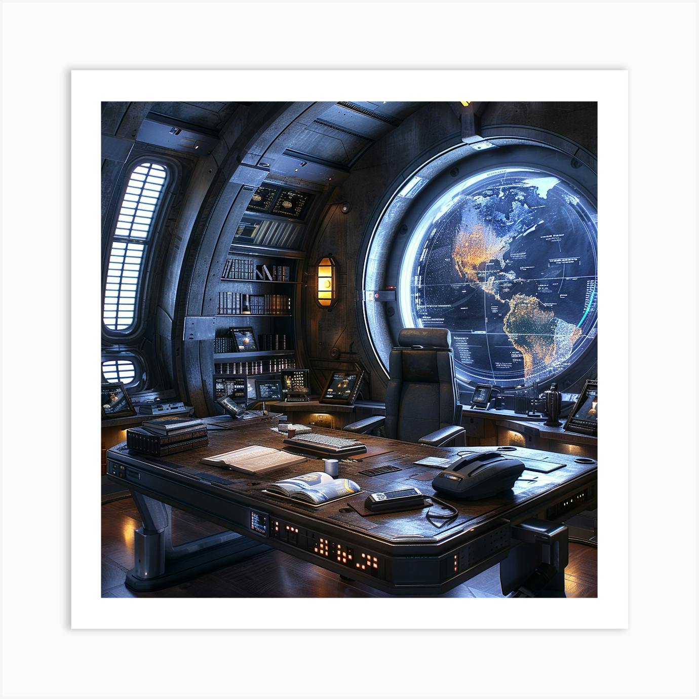 Star Wars Themed Sci-Fi Canvas Print, Giclee cheapest Print, Space Home Decor