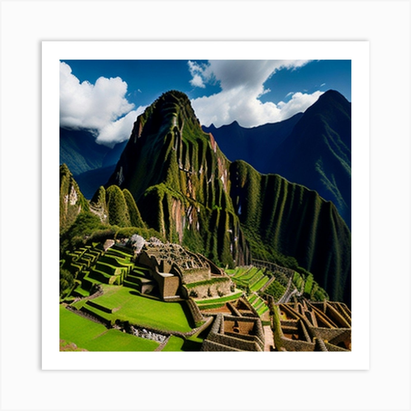 Machu Picchu Art Print by Artistcom - Fy