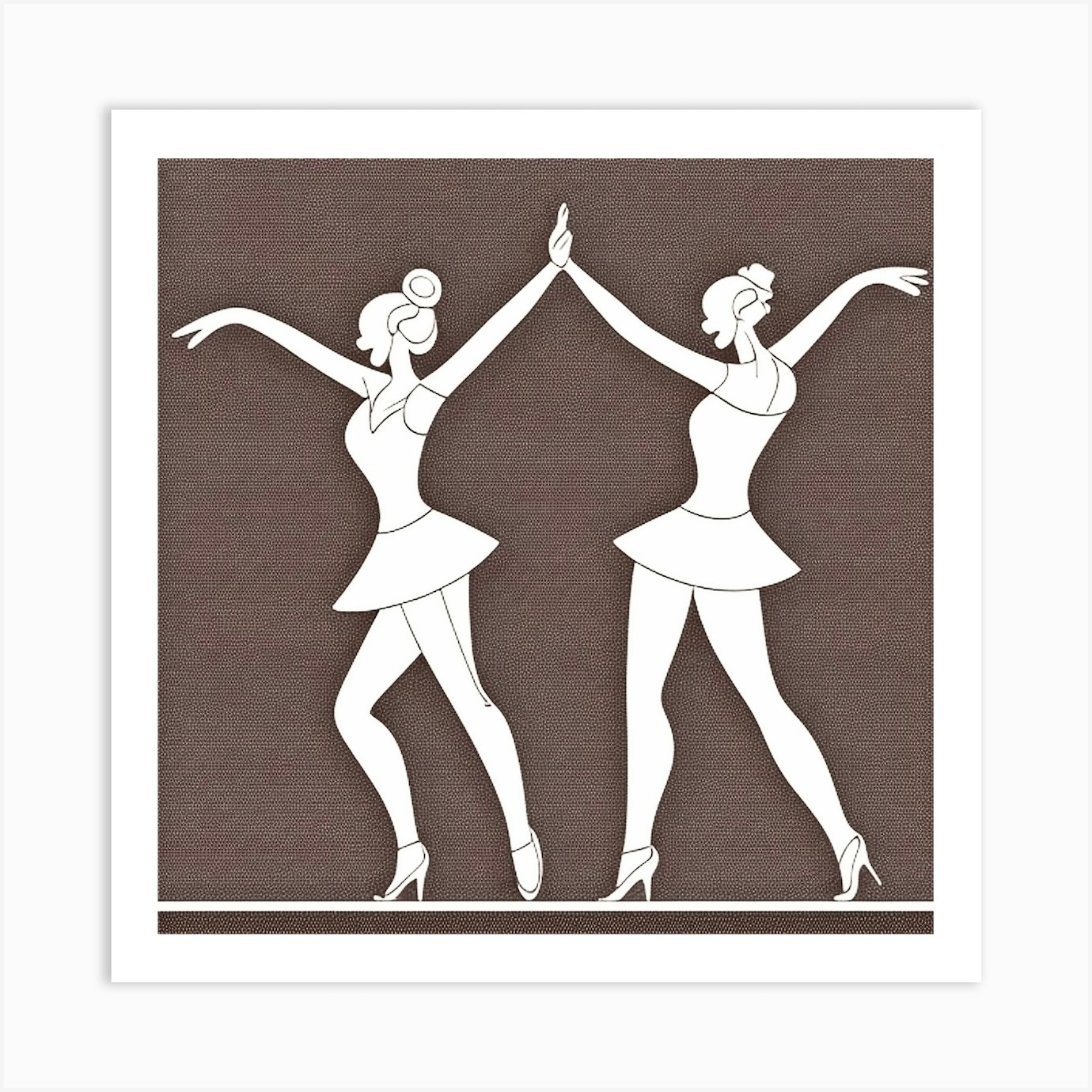 Ballerinas 7 Art Print By Mdsarts Fy 