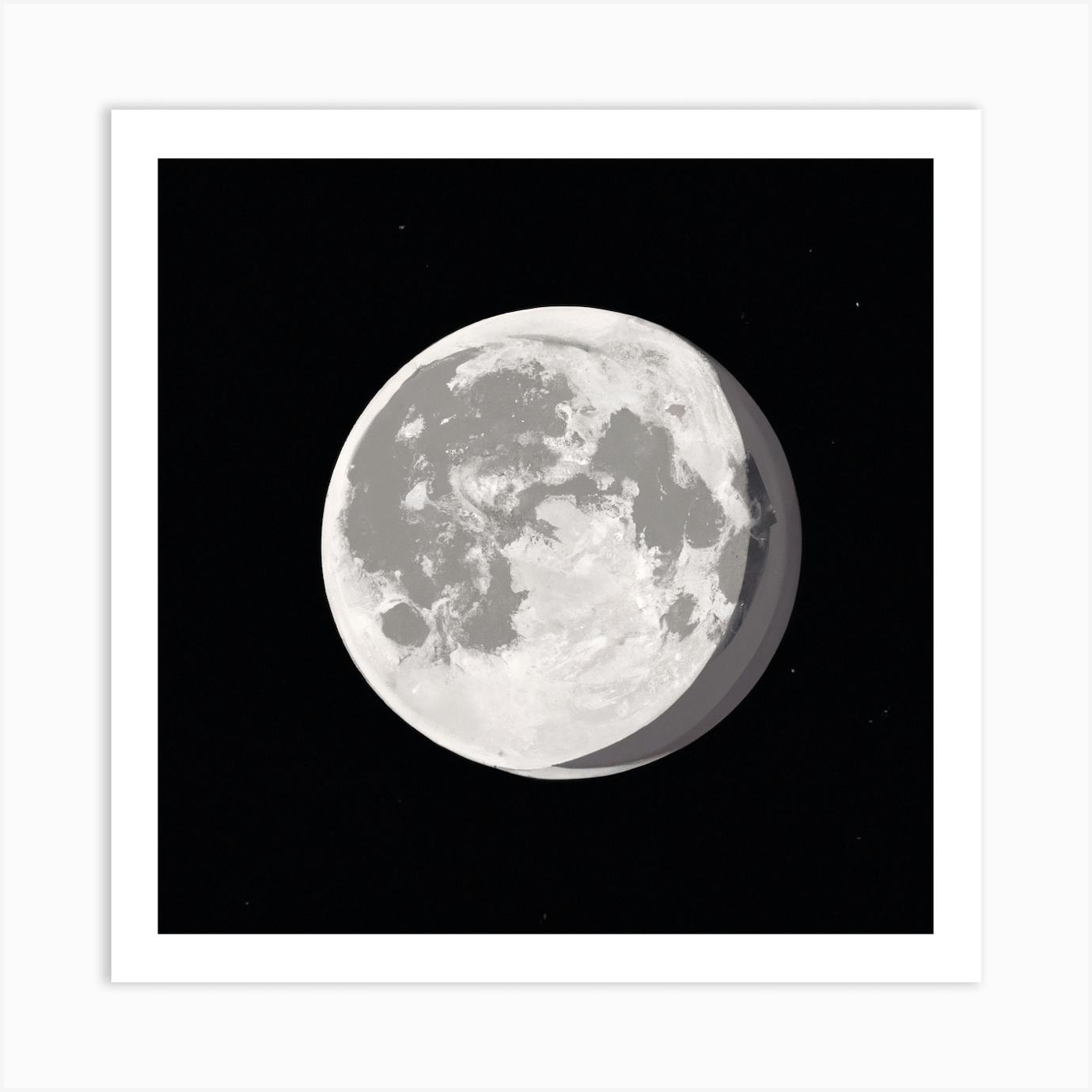 Stupell Industries Surreal Full Moon Tree Silhouette