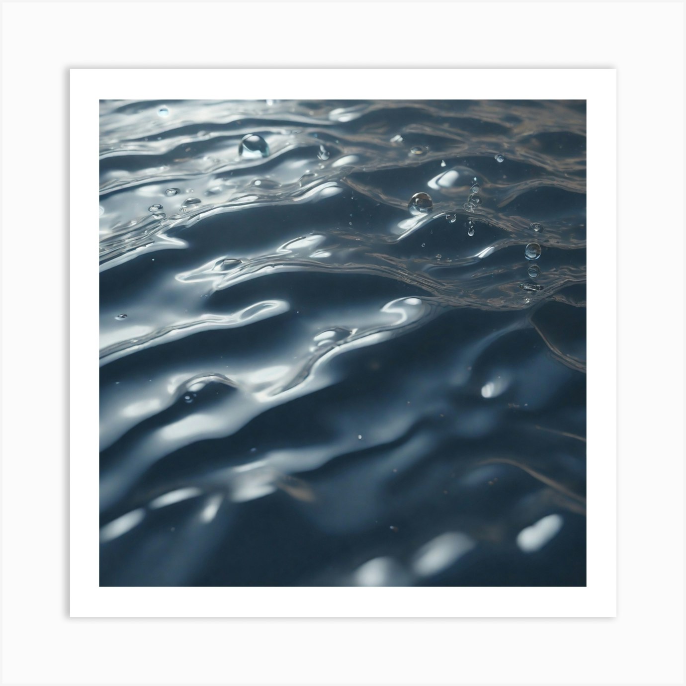 Water Droplet 4 Art Print by Pat4U - Fy