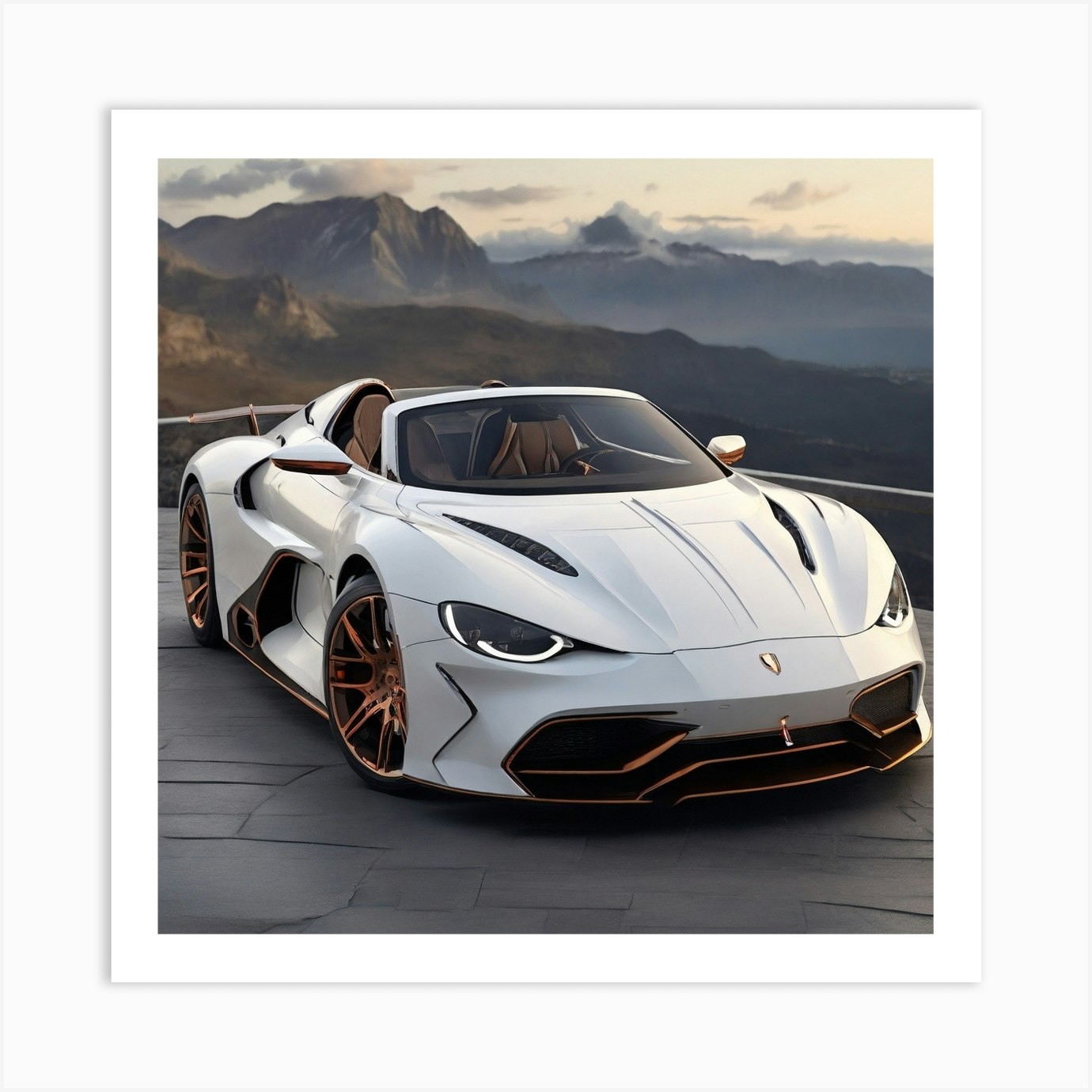 Lamborghini Aventador Art Print by professional pictures - Fy