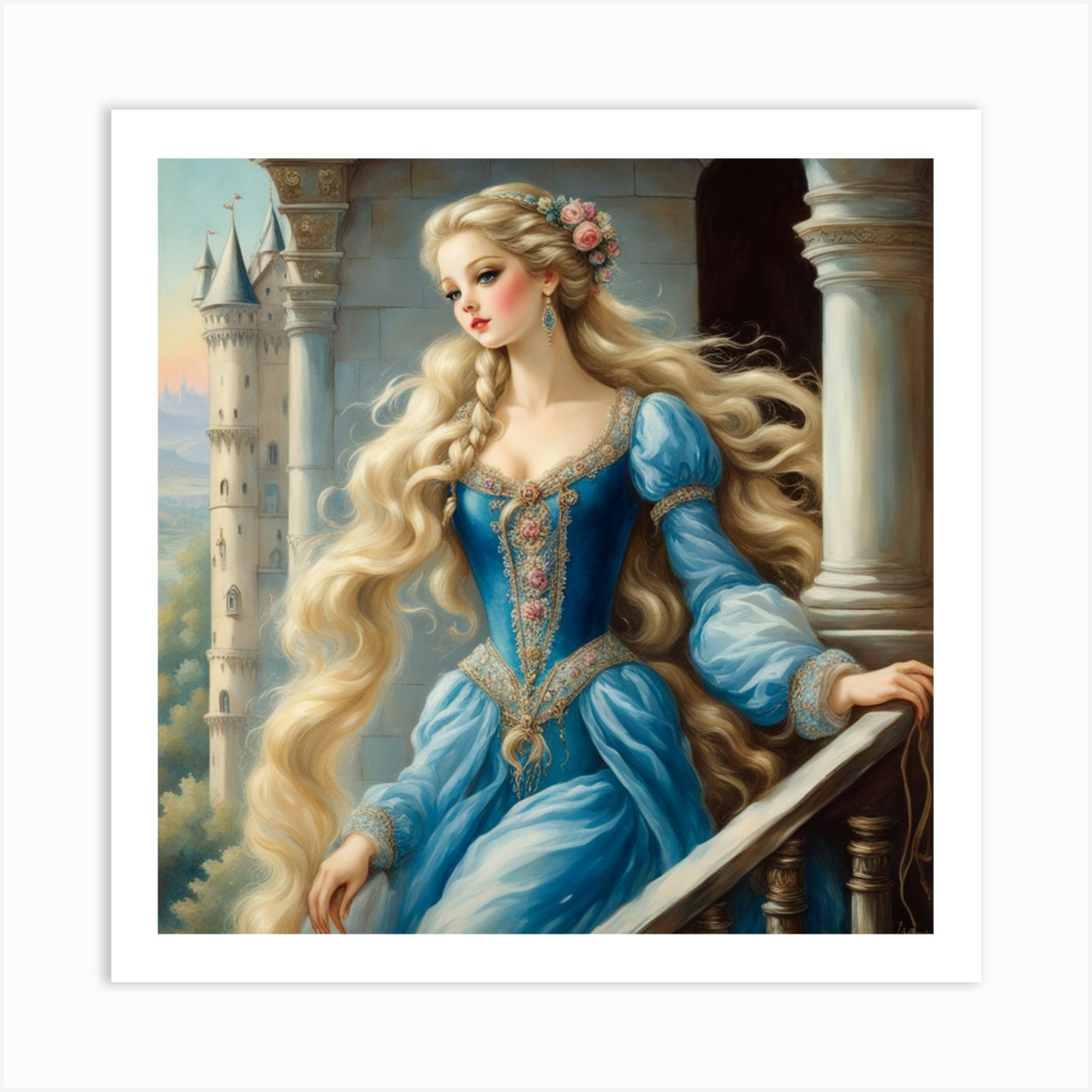 Rapunzel Art Print by Diane Sparks - Fy