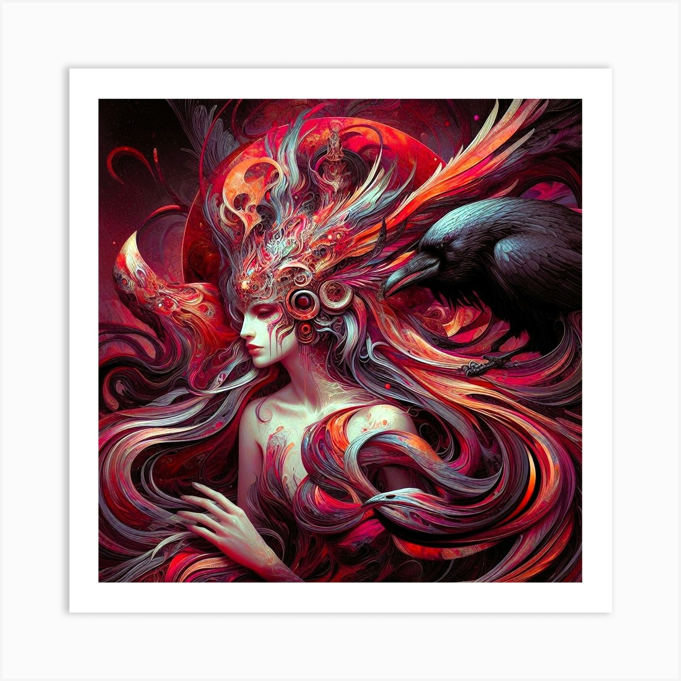Blessed Mother Lilith Art Print by AscendedLight - Fy
