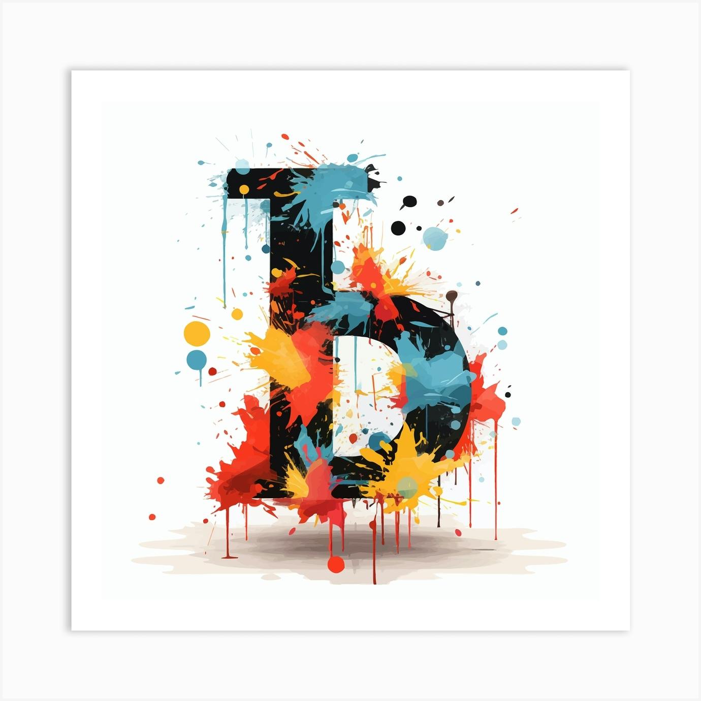 Letter B Art Print