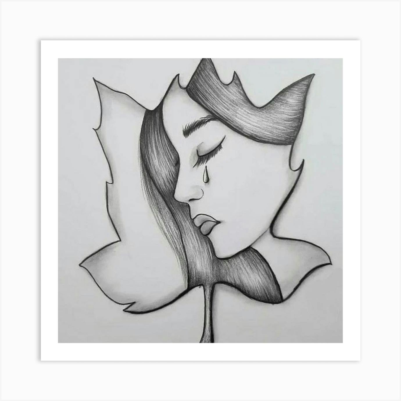 Pencil girl drawing easy online