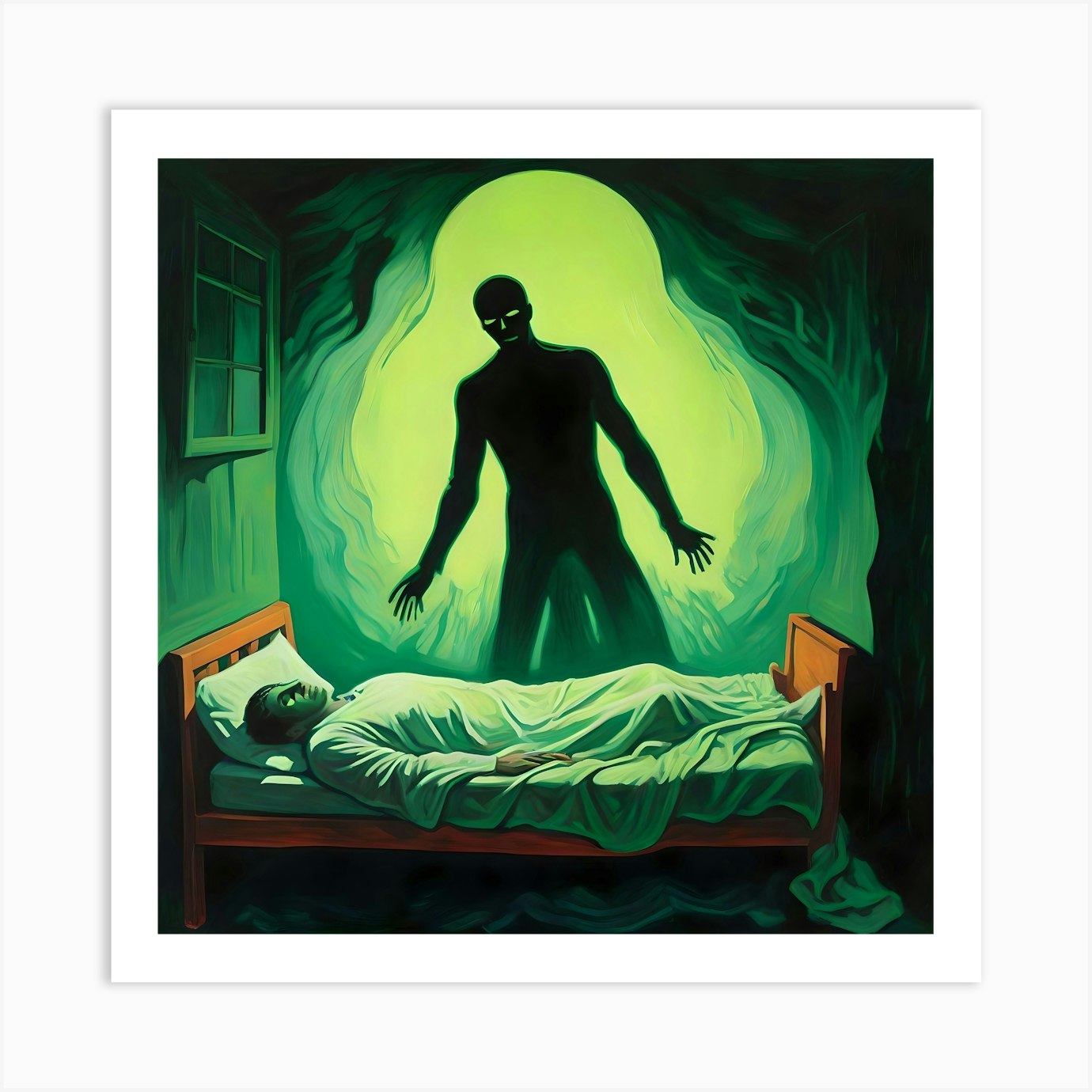 Sleep Paralysis 1 Art Print By Hey Birb Fy