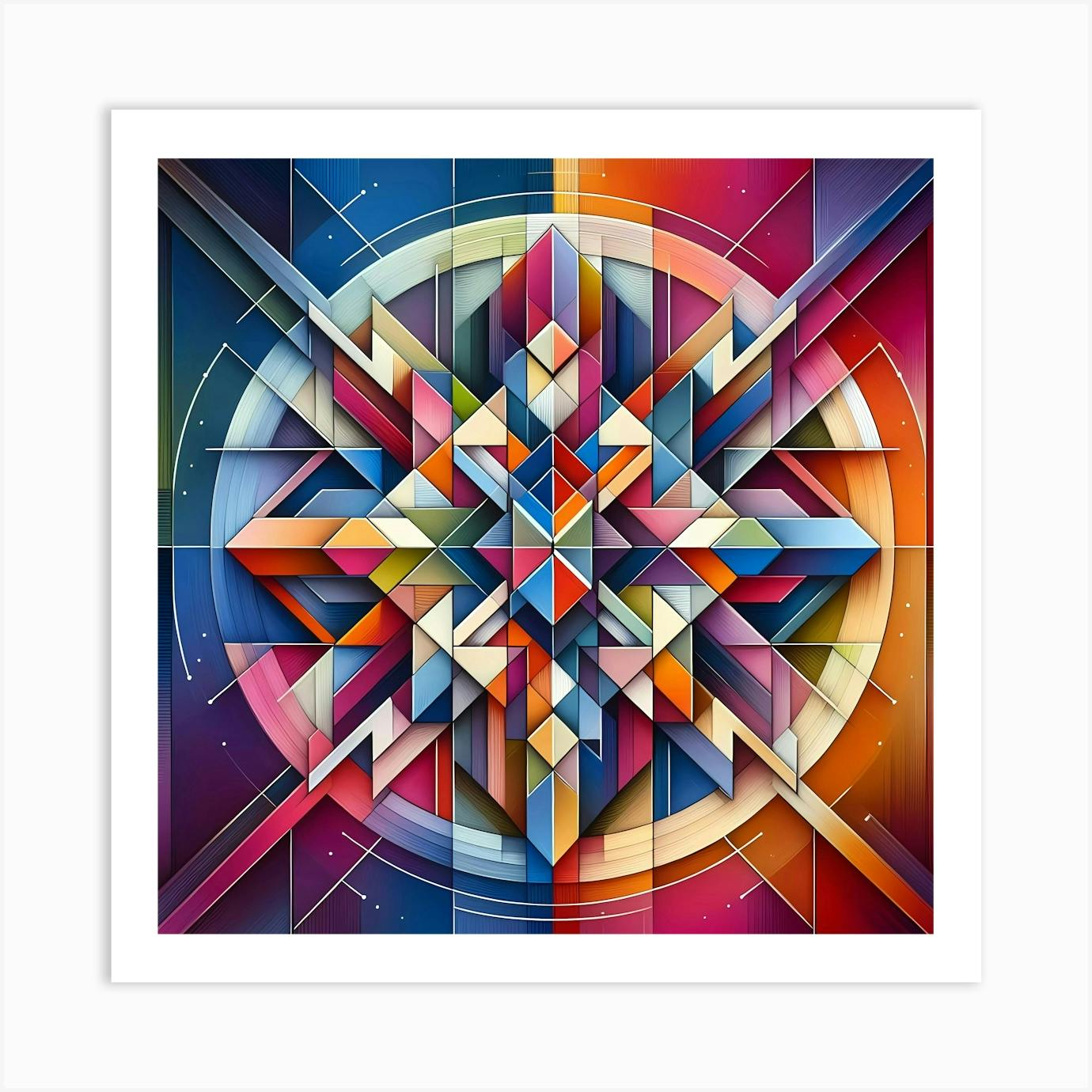 Geometric art design online
