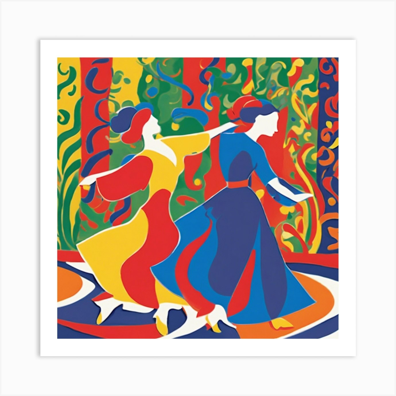 DANCE MATISSE 2 Art Print by logicx - Fy