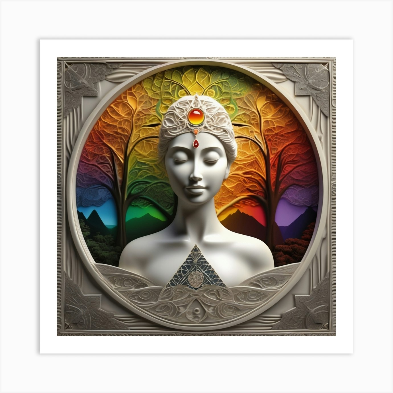 Samadhi Art Print by Magical Arts Realm - Fy