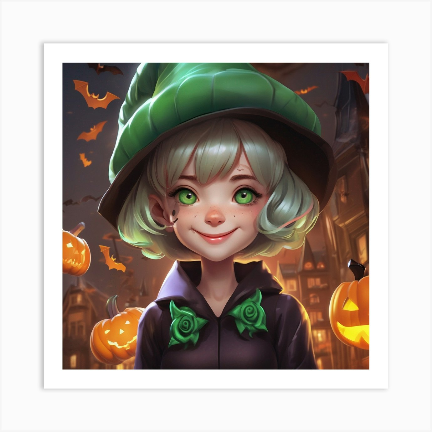 The Personification Of The Halloween Image 653ec785 693c 48c6 8b51 4eda37ff2be9 Art Print by