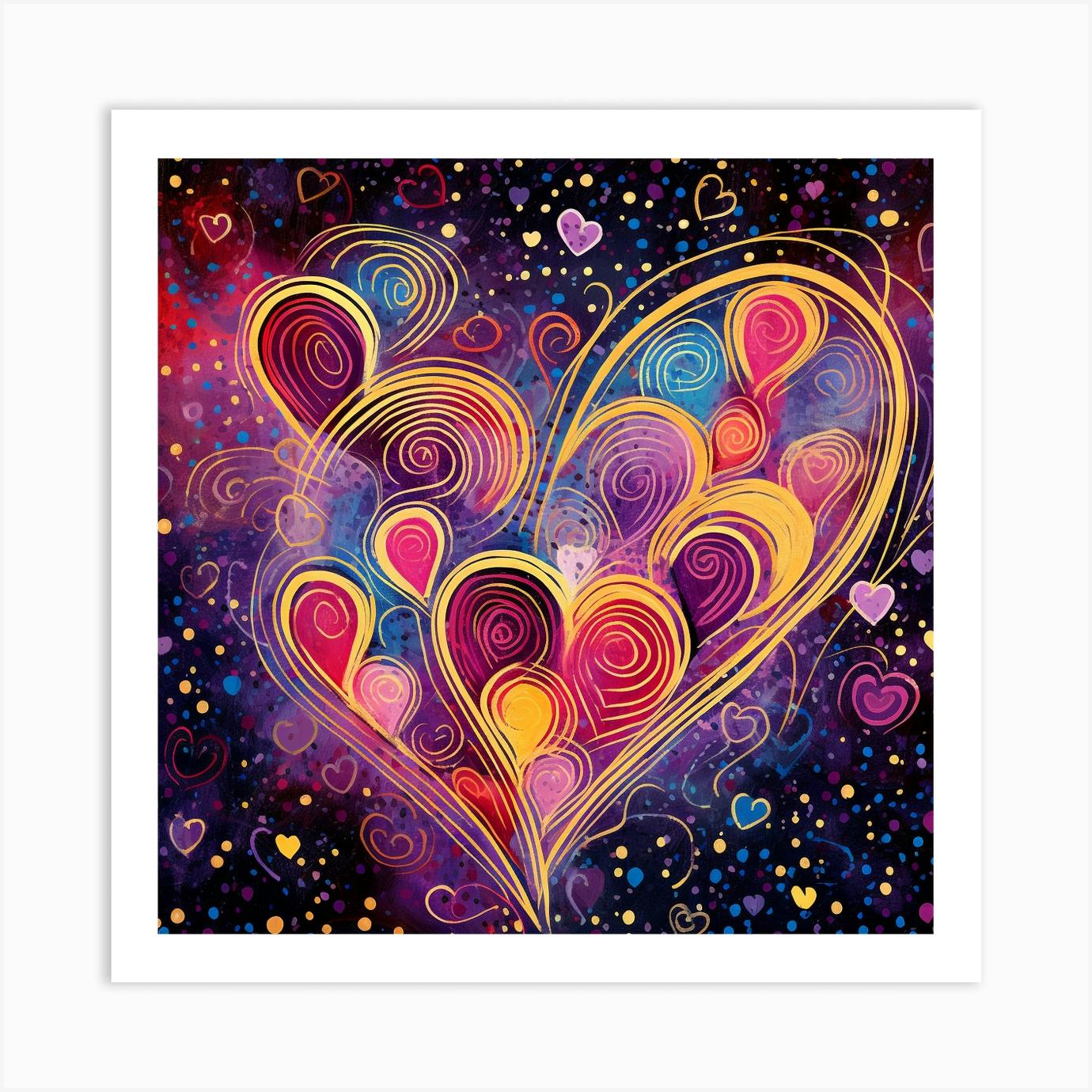 Swirling Love Wall popular Art