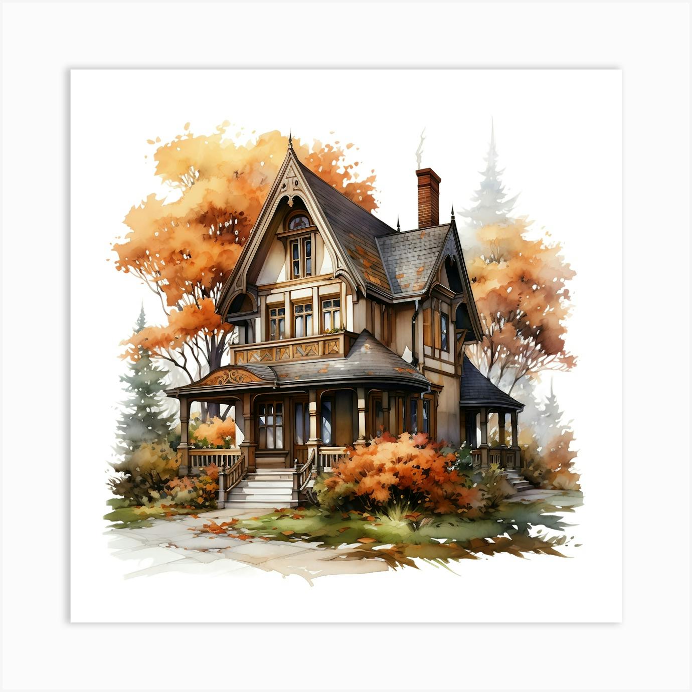 Victorian House Art Print