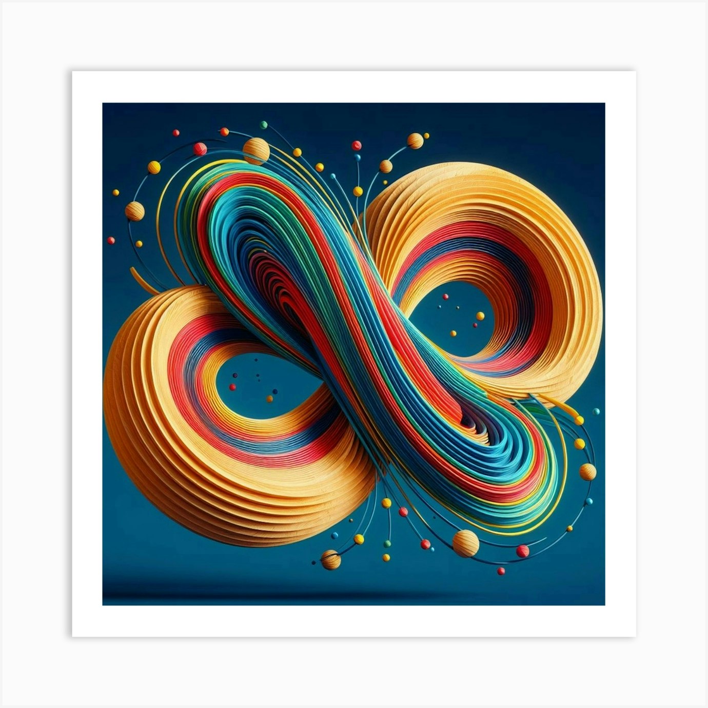 Ornate wooden carving 22 Art Print by Hasnany 33 - Fy
