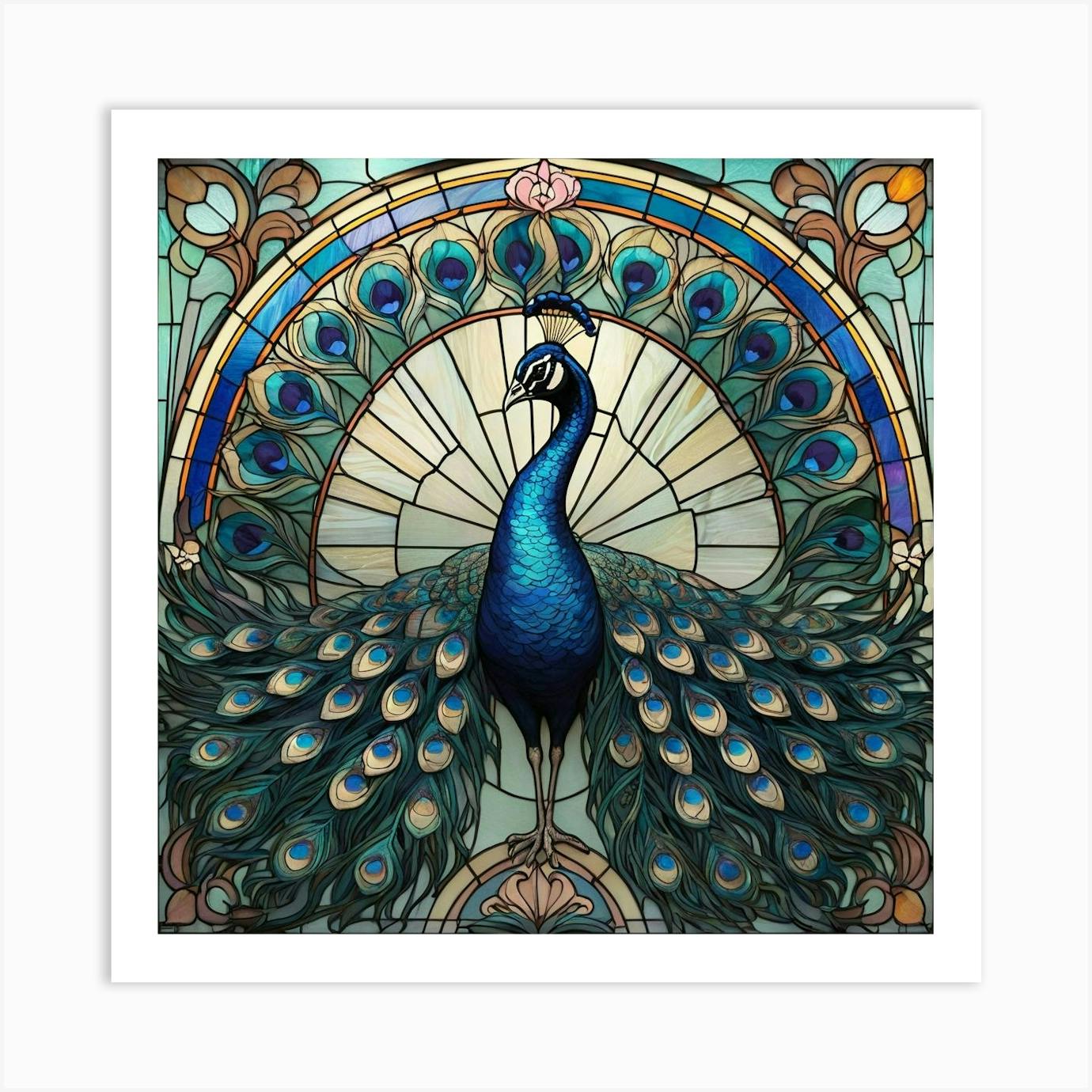 Stained Glass Peacock outlet