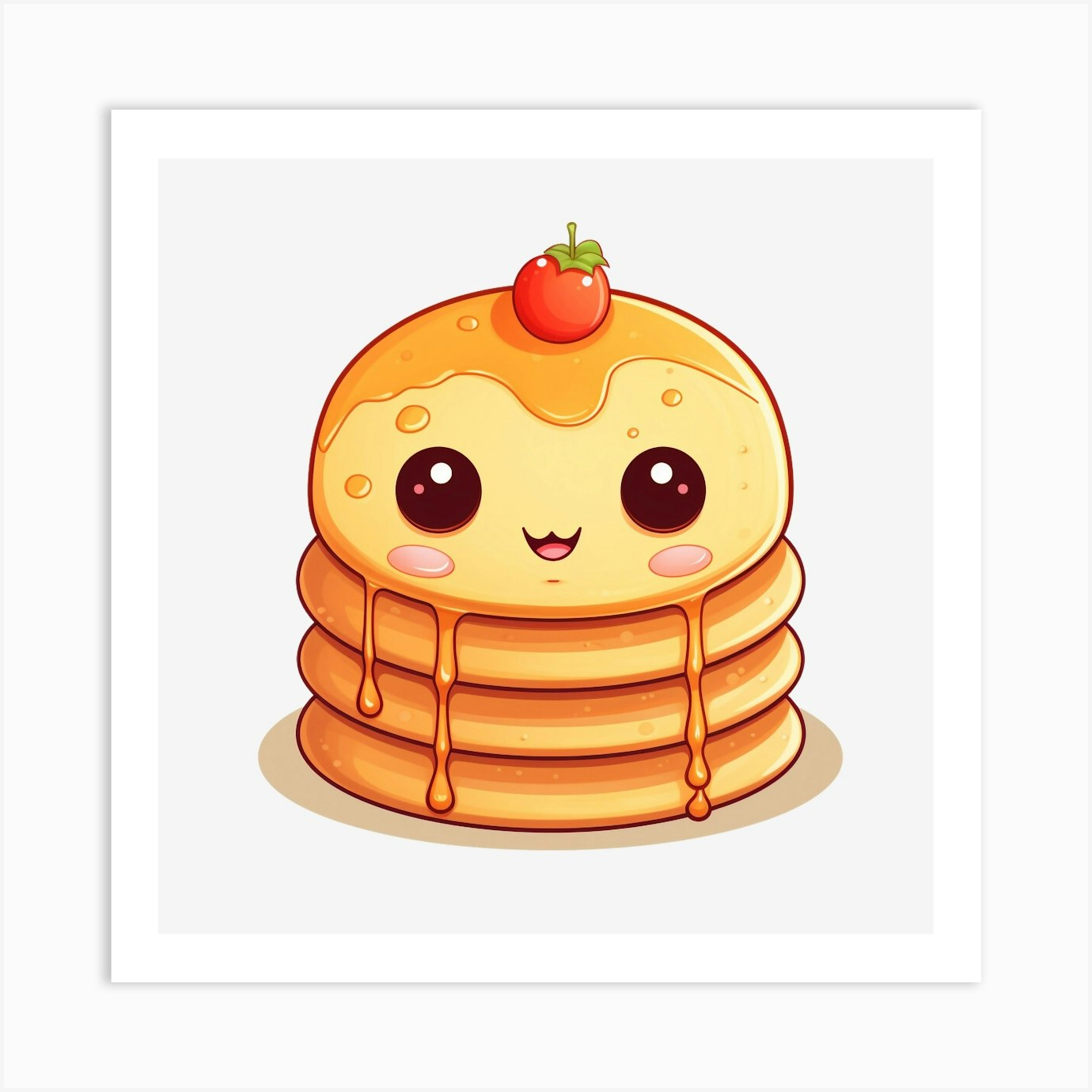 Cute Pancakes Art Print by Edwards Designs - Fy