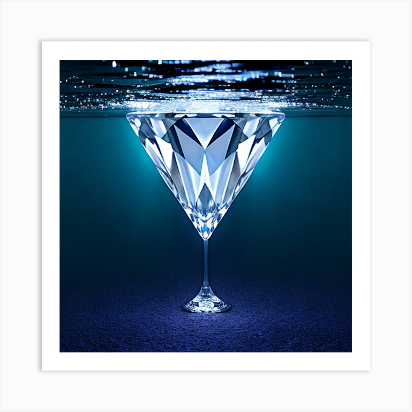 Martini Art Print by Ripefruities Fy