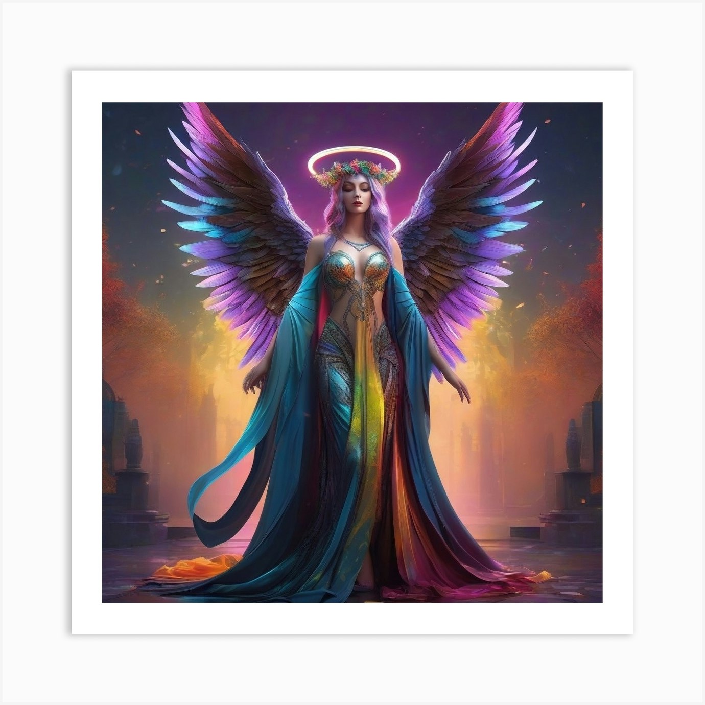 Angel 157 Art Print By Crazybtchets - Fy