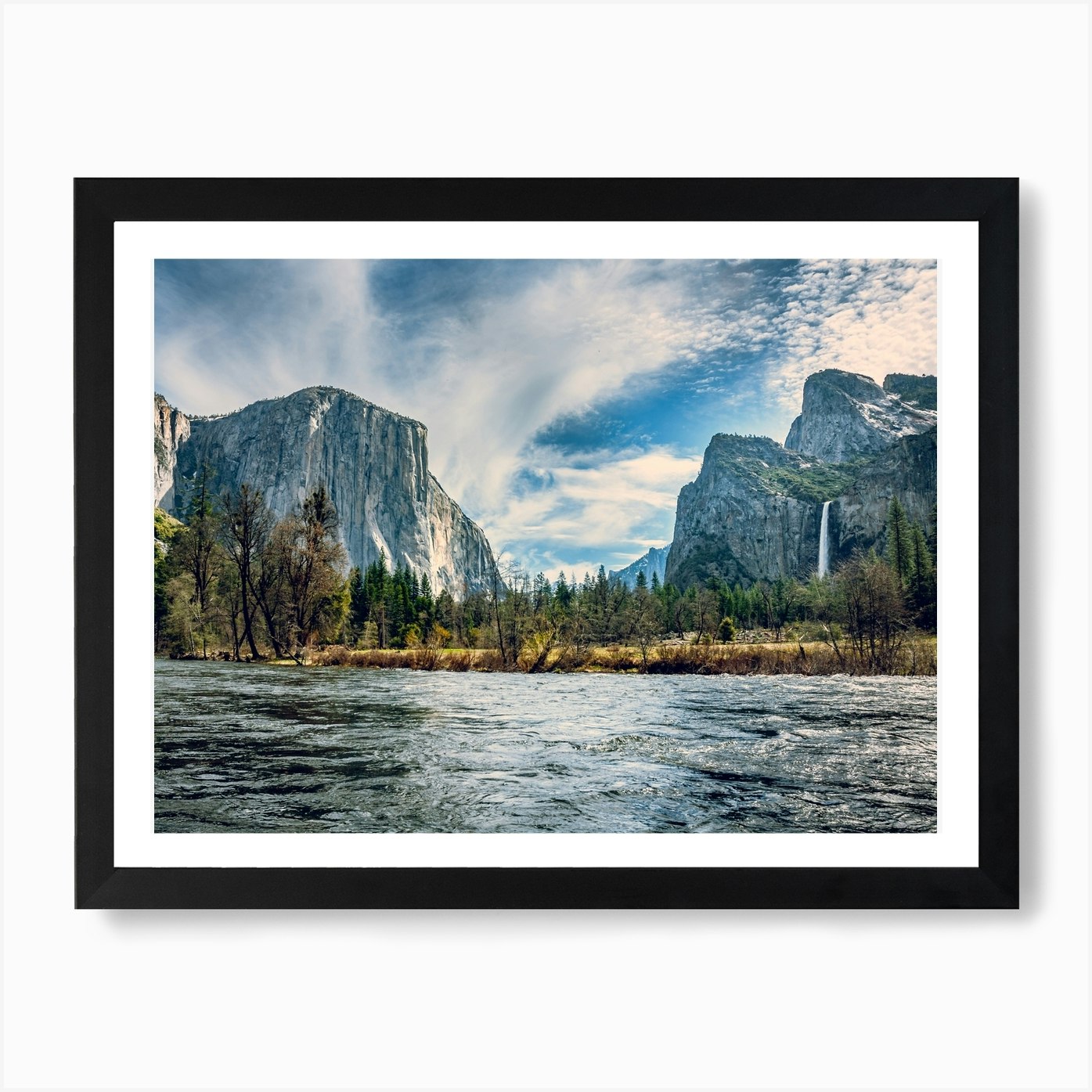 Yosemite Valley Art Print by Khalogram Creative - Fy