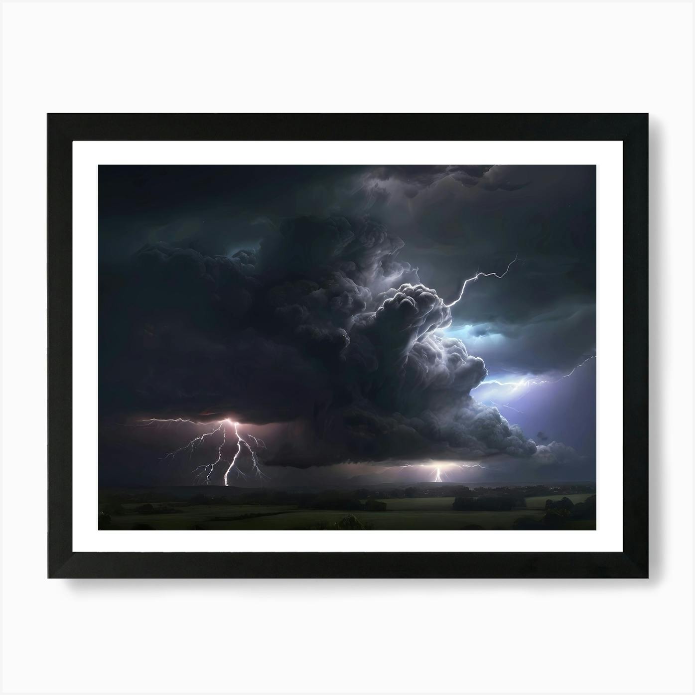 Storm canvas Landscape wall art Storm canvas art Storm landscape art Storm print Forest wall art Forest print Stormy sky Trees hotsell canvas art