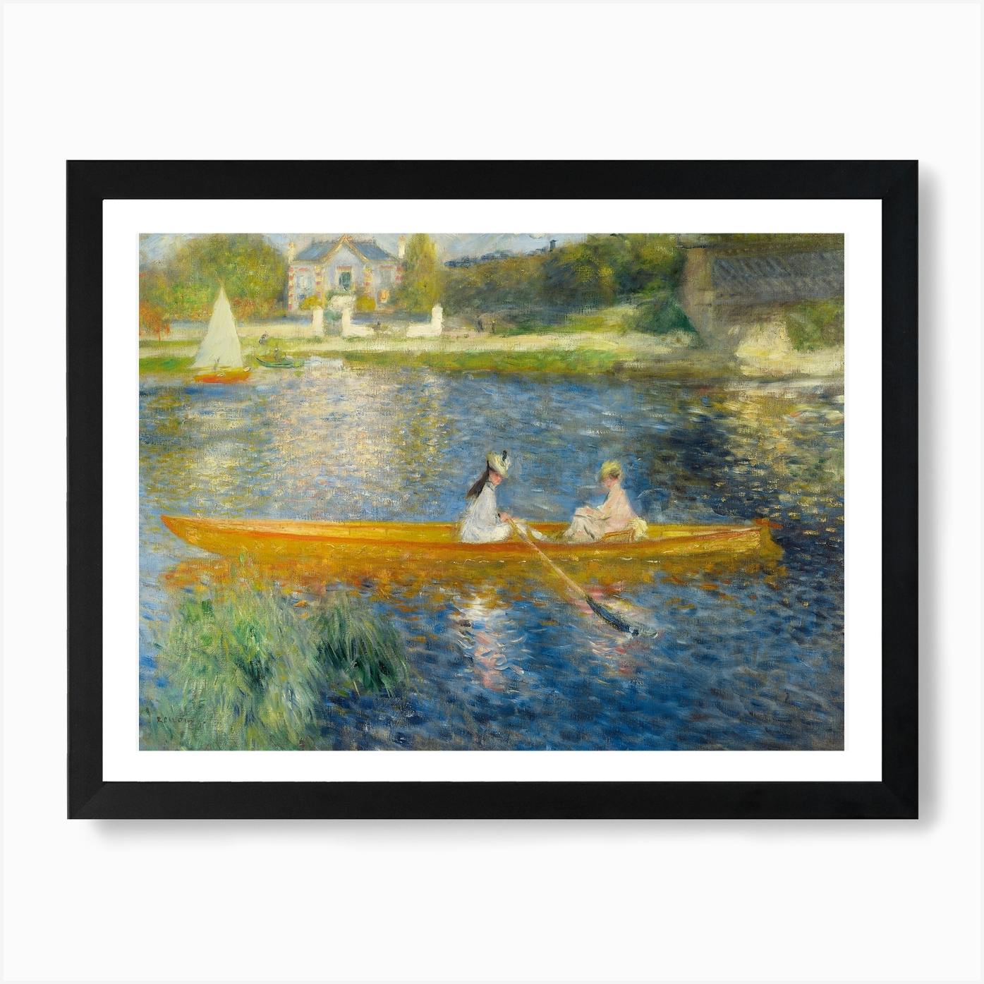 ARTCANVAS popular The Skiff 1875 by Pierre-Auguste Renoir Canvas Art Print