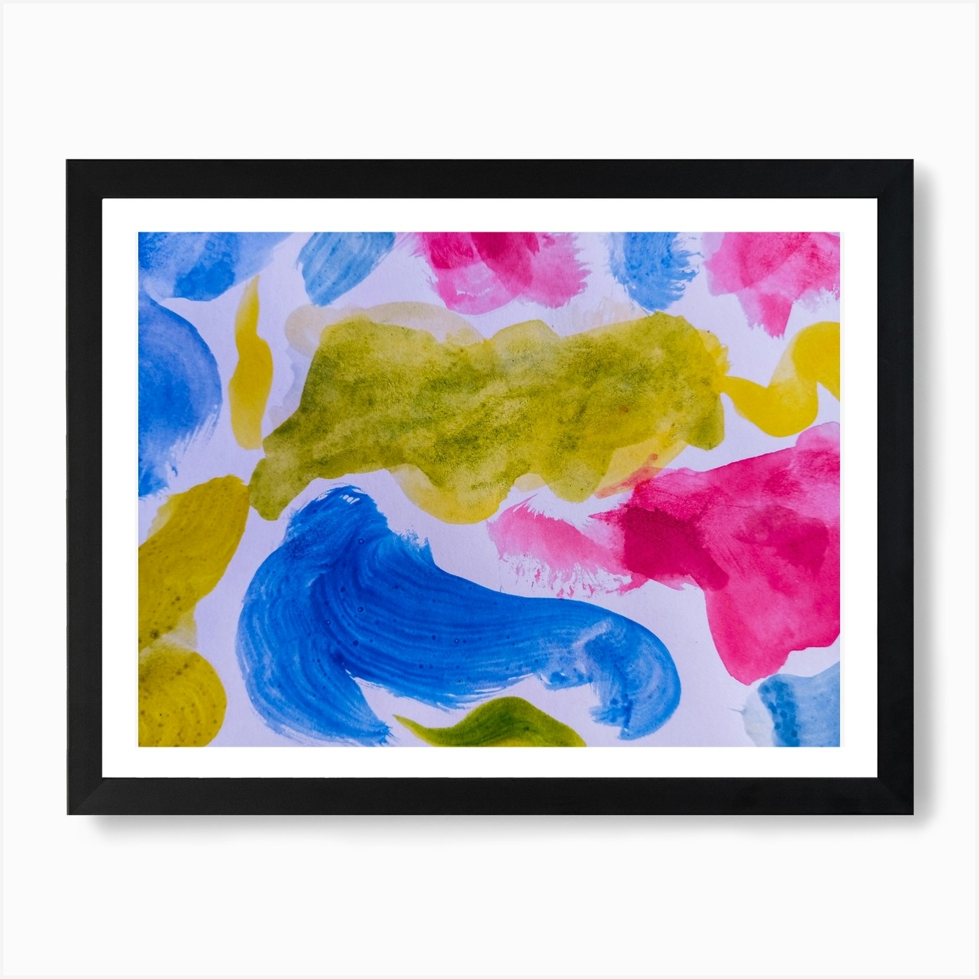 Watercolor Painting 3 Art Print by ARTSTEPS Fy