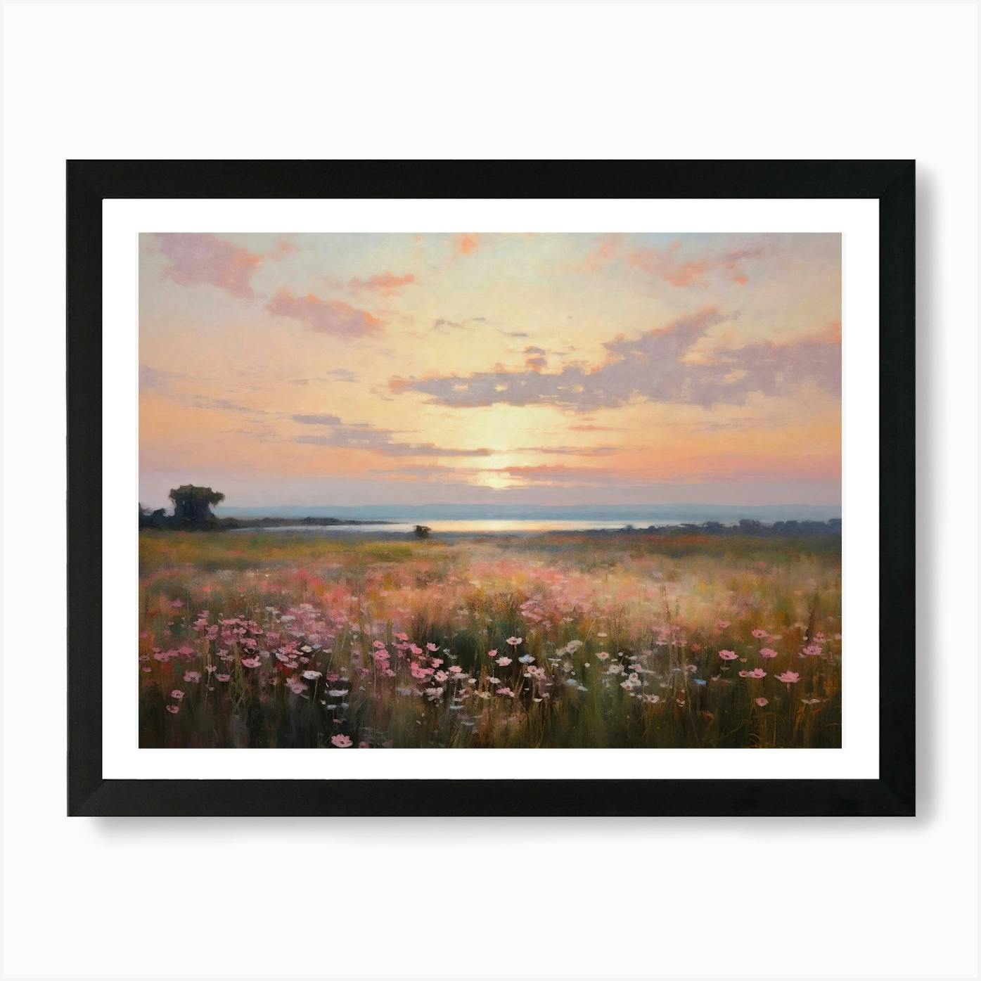 原画「Wildflowers　６」F6・油彩 Wildflowers 6 Art Print by Art shop - Fy