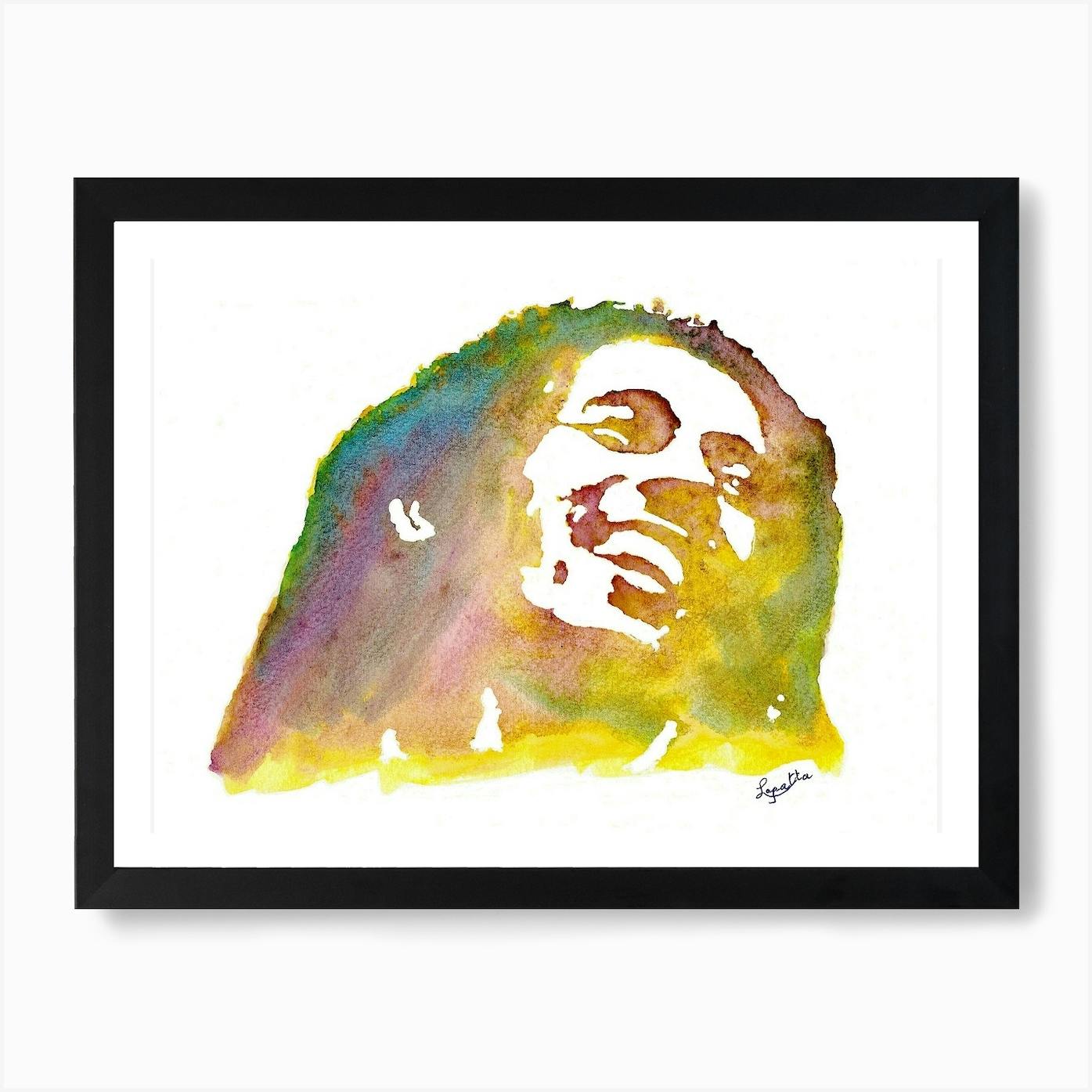 Custom Bobby store Marley Black Chalk Pencil Art Dollar