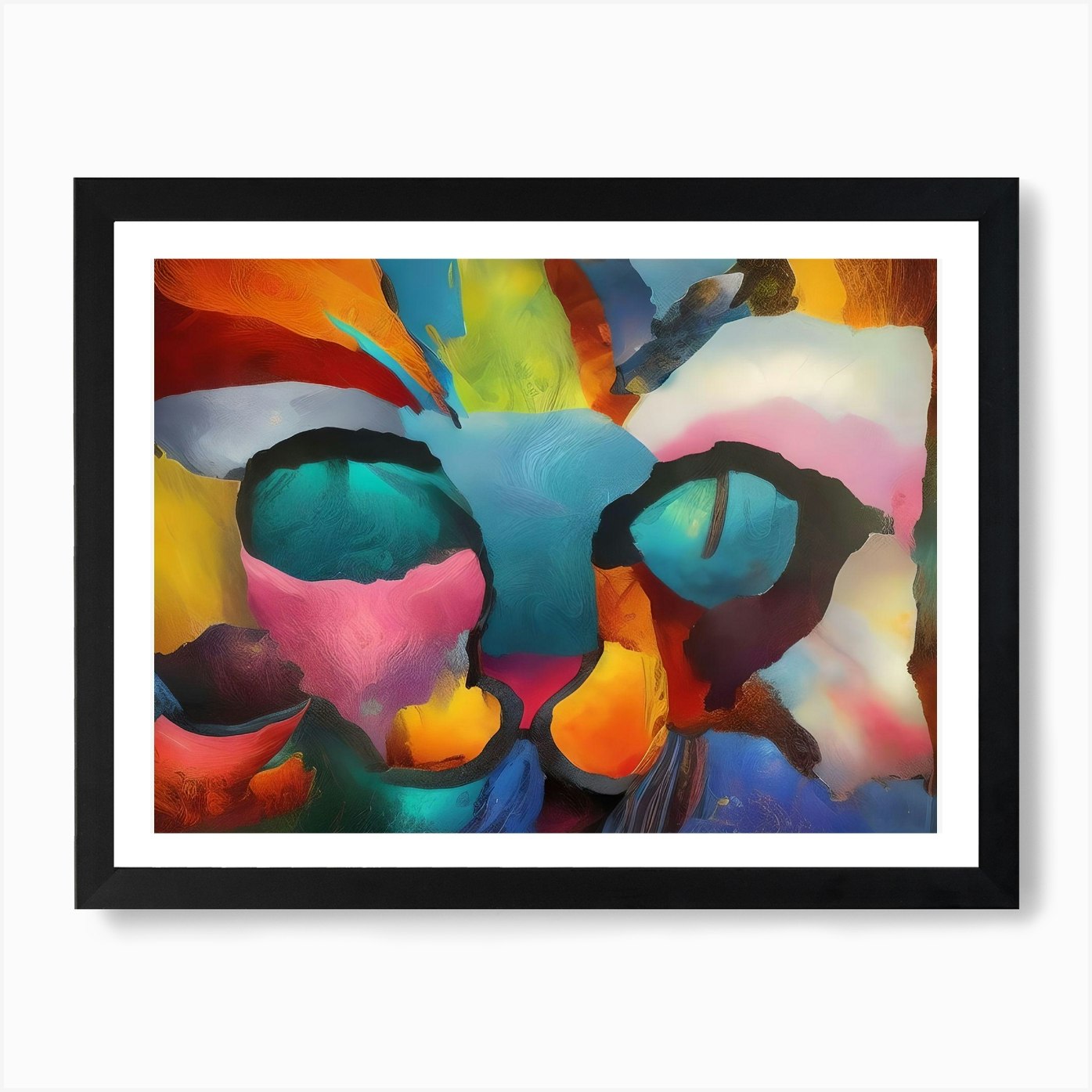 Carl Cat Art Print by Drew Whitaker Fy