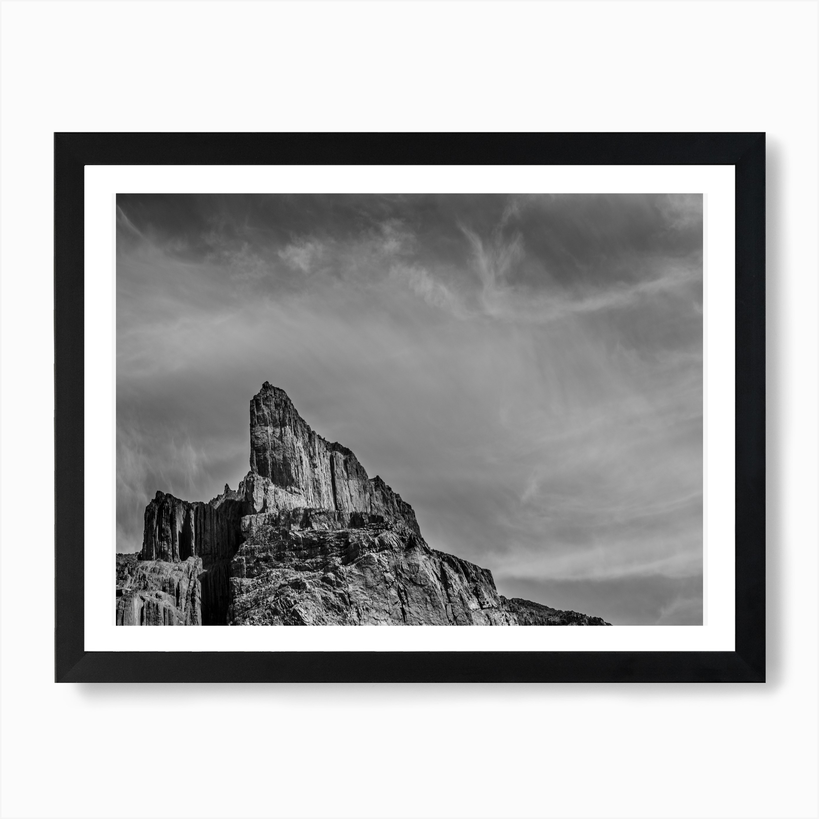 Pointed Mountain Art Print by Anna Pontes - Fy