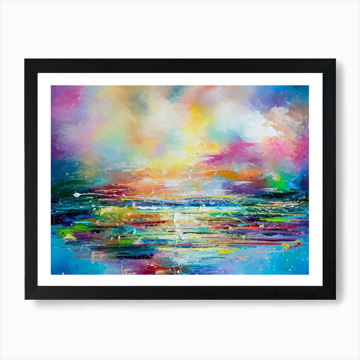 The Magic Of Sea Sunset Art Print By Liubov Kuptsova - Fy