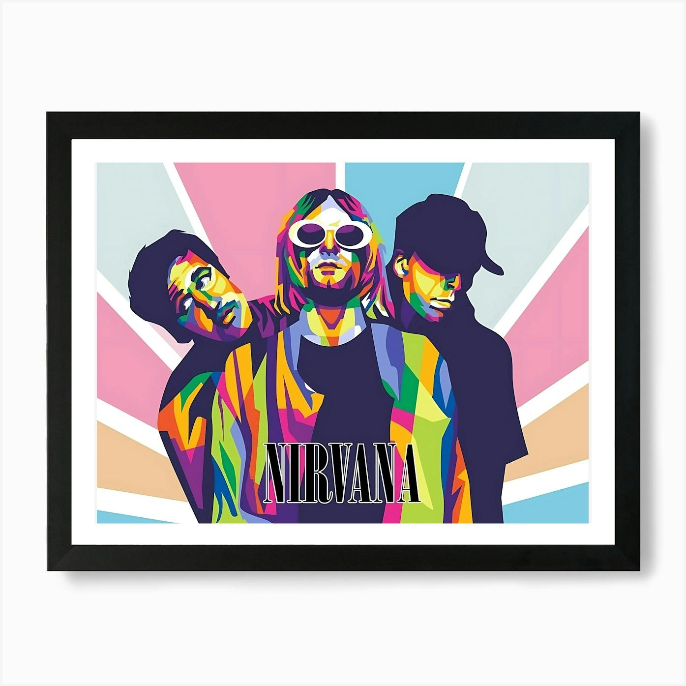 Nirvana kurt cobain 8 Art Print by music soul - Fy