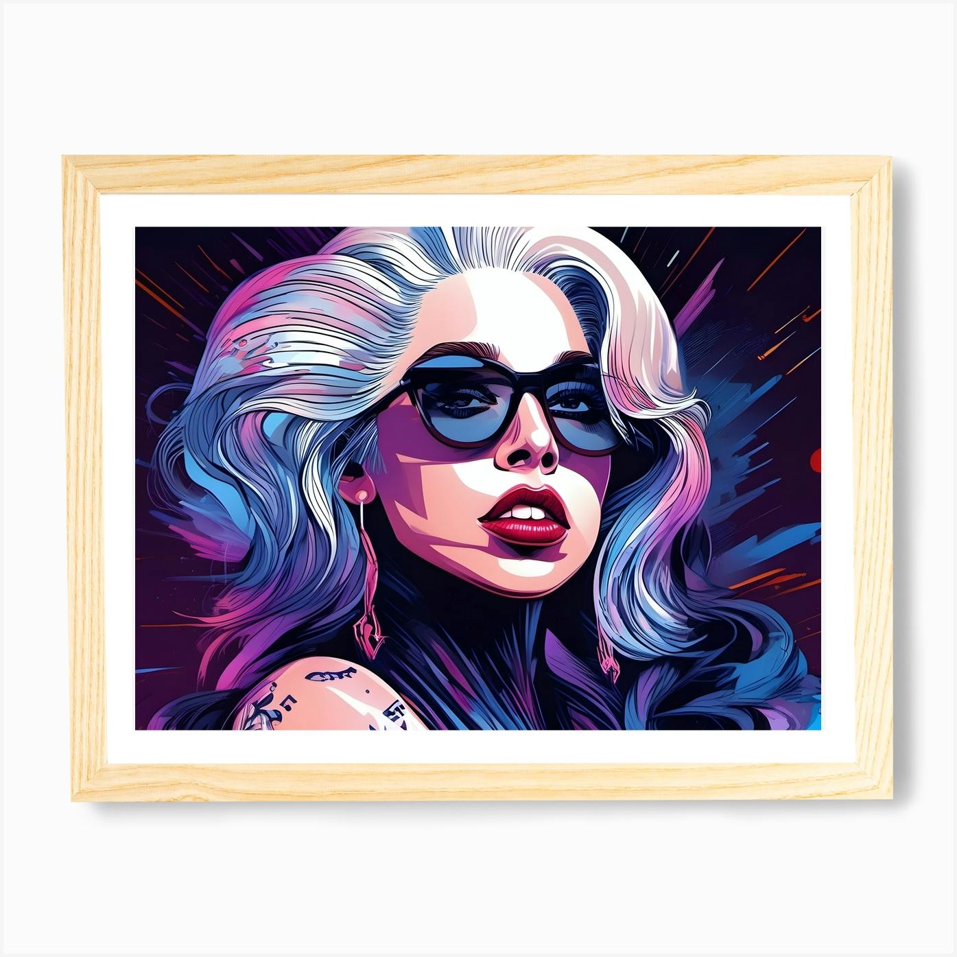 5FT Pride LAdy store Gaga Pop Canvas Painting