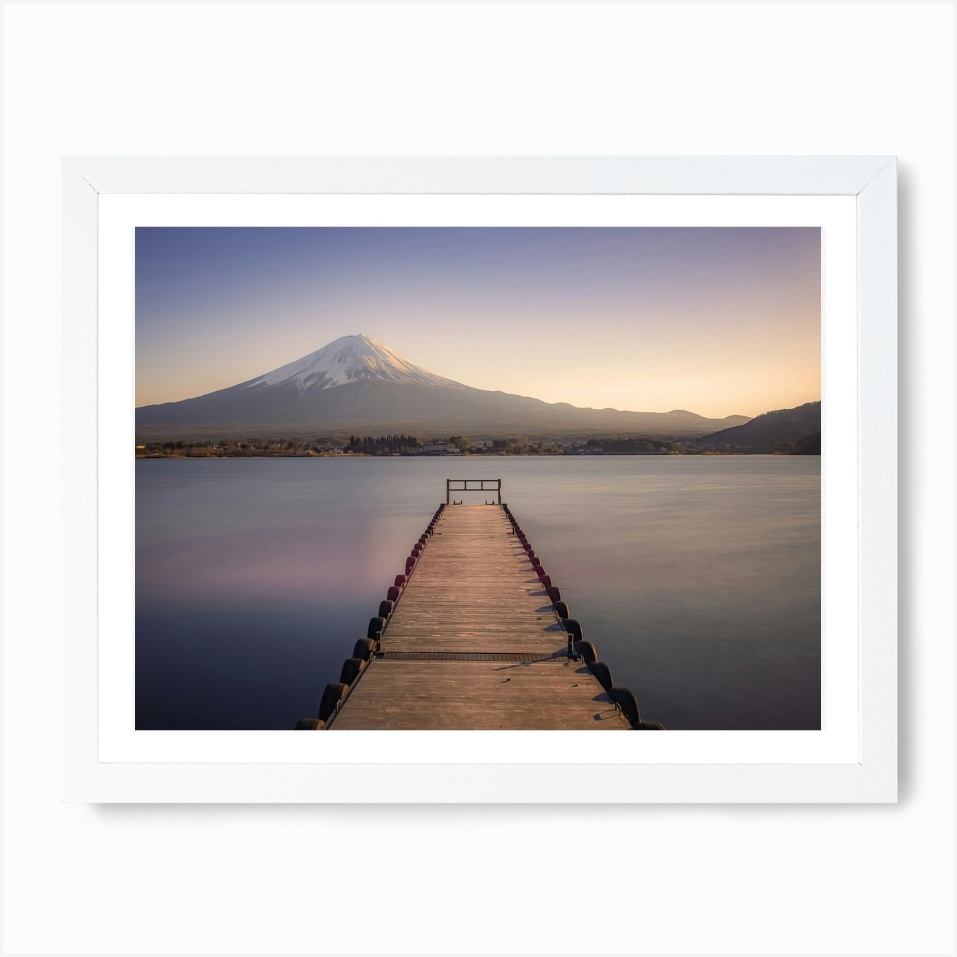 Mt Fuji Art Print By Manjik Pictures Fy