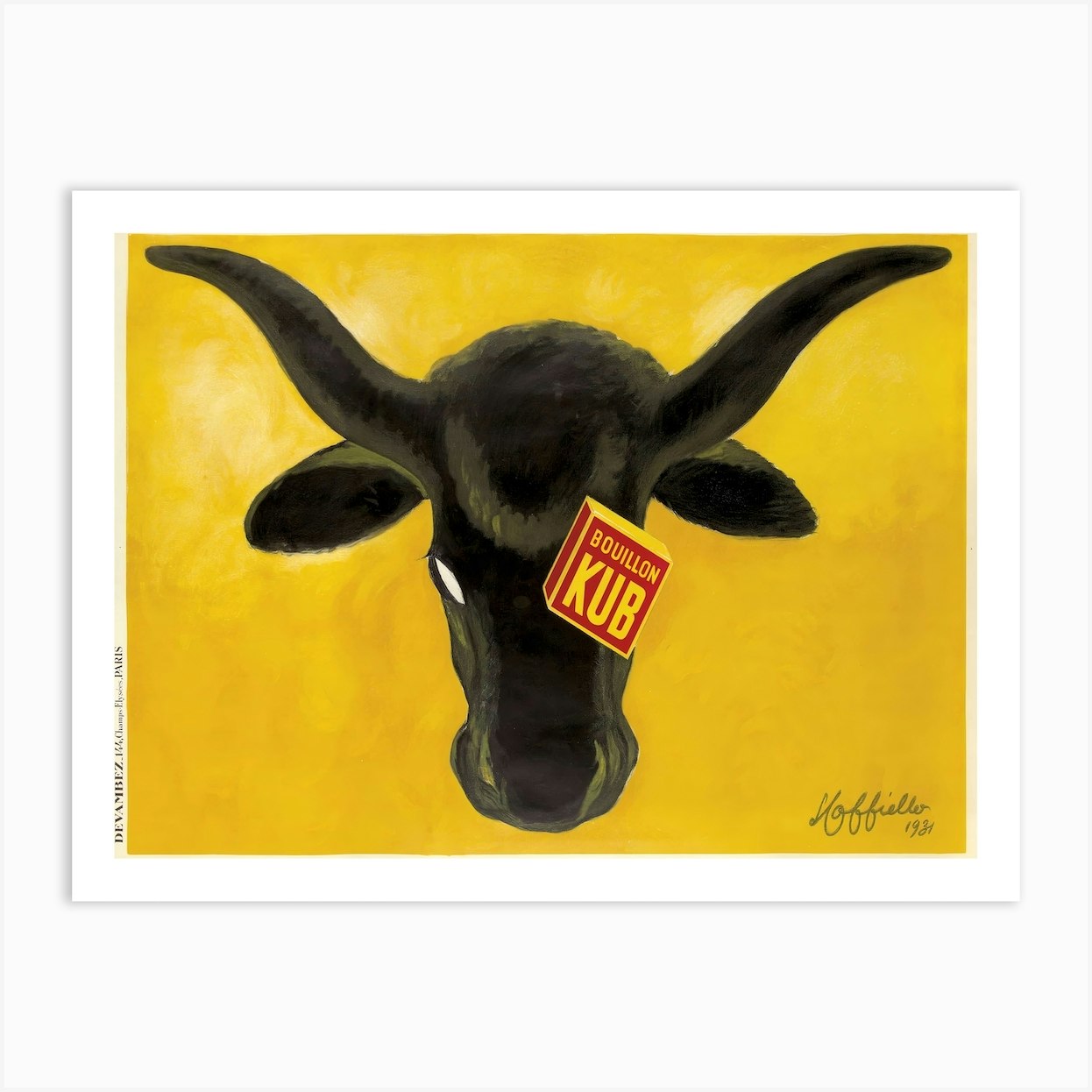 Kub Bouillon Poster, Cappiello Art Print by Fy! Classic Art