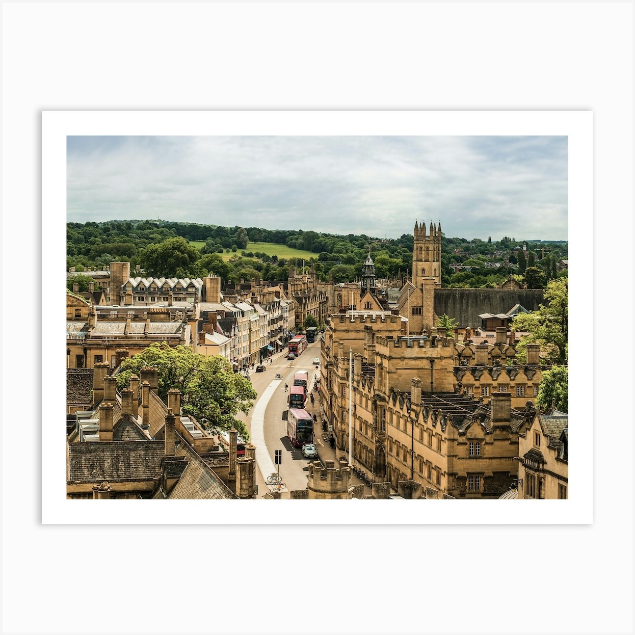 Oxford Art Print by Cliff Kinch Photography Fy