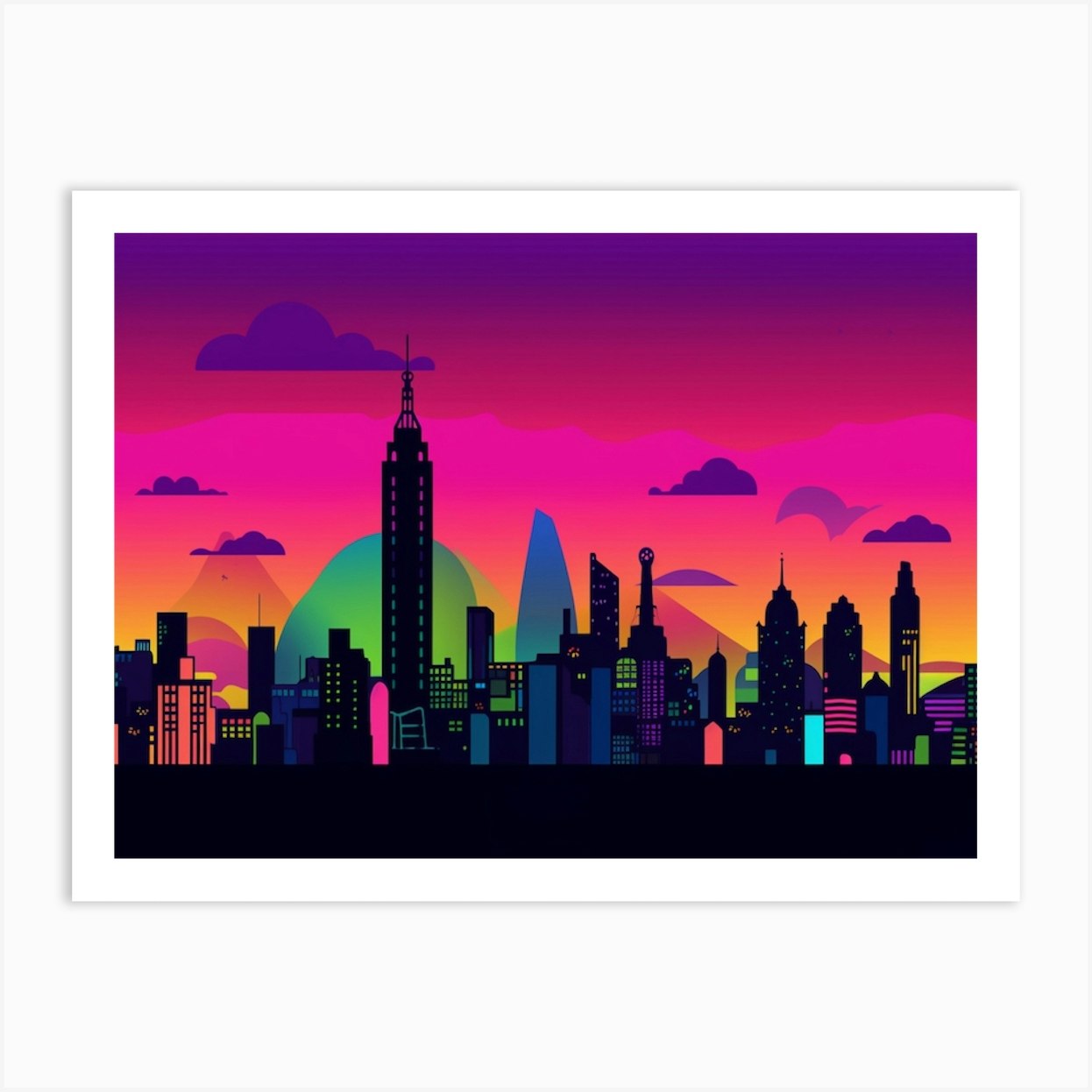 Liverpool Skyline Art Print by The Art of Adventure - Fy