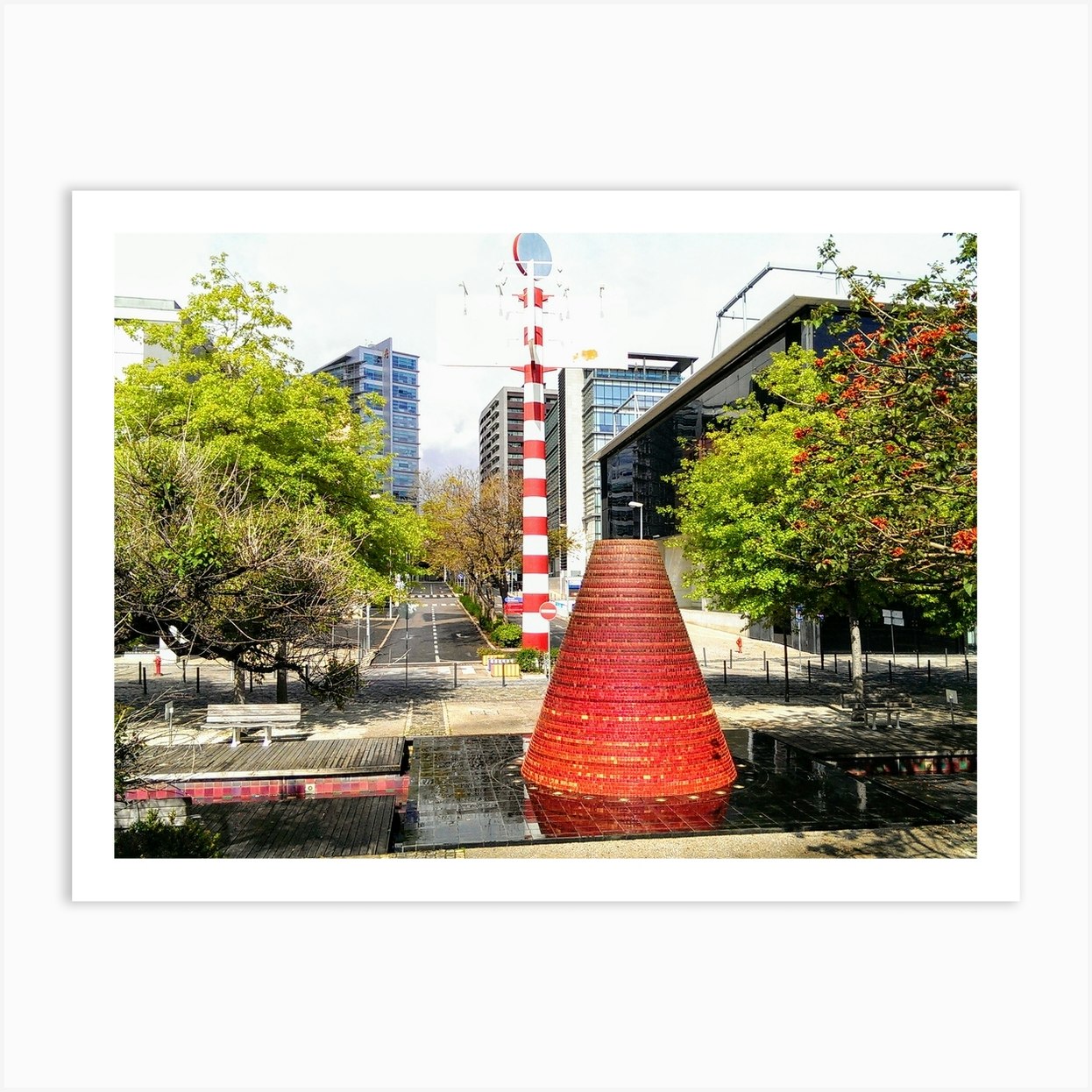 Auckland City Centre Art Print by Artscapes by Silver Fy