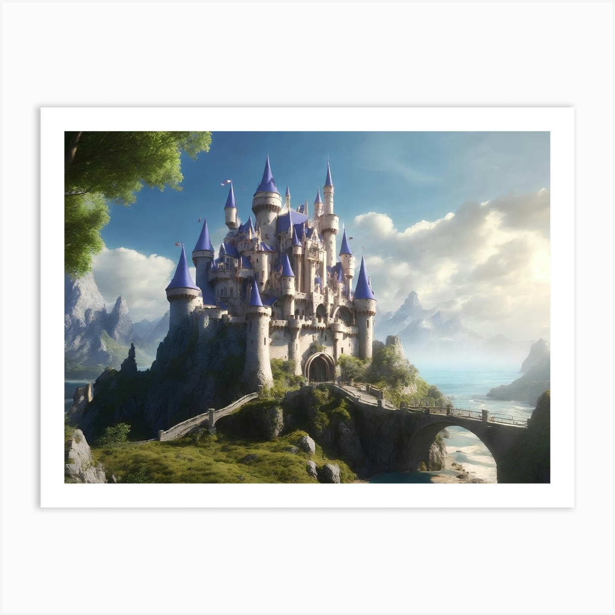 Cinderella Castle 2 Art Print By Ishwar Creation Fy 