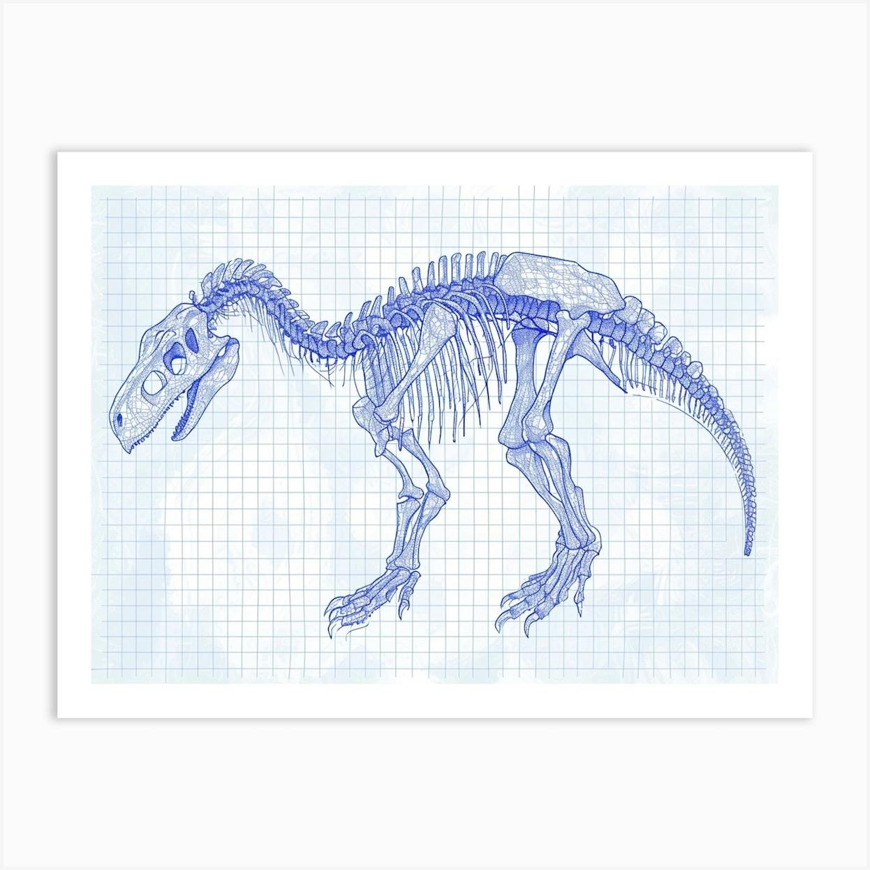 Hotsell Dinosaur Skeletal Art: Amargasaurus