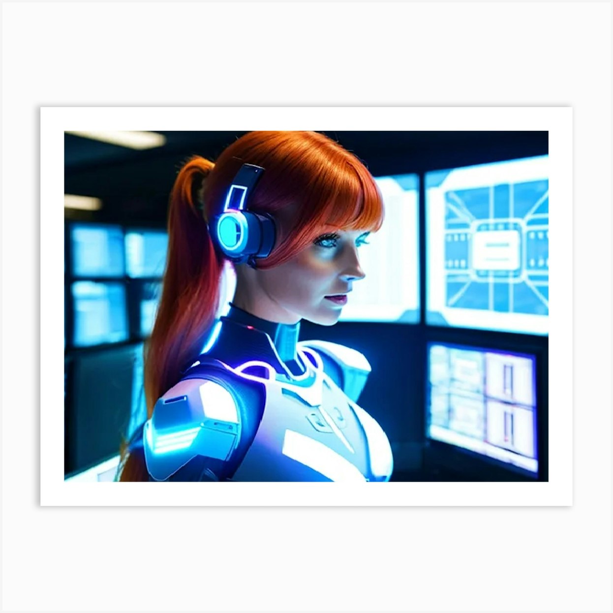 Ground Control To Major Tom 3 Art Print by StrangeForce Fy