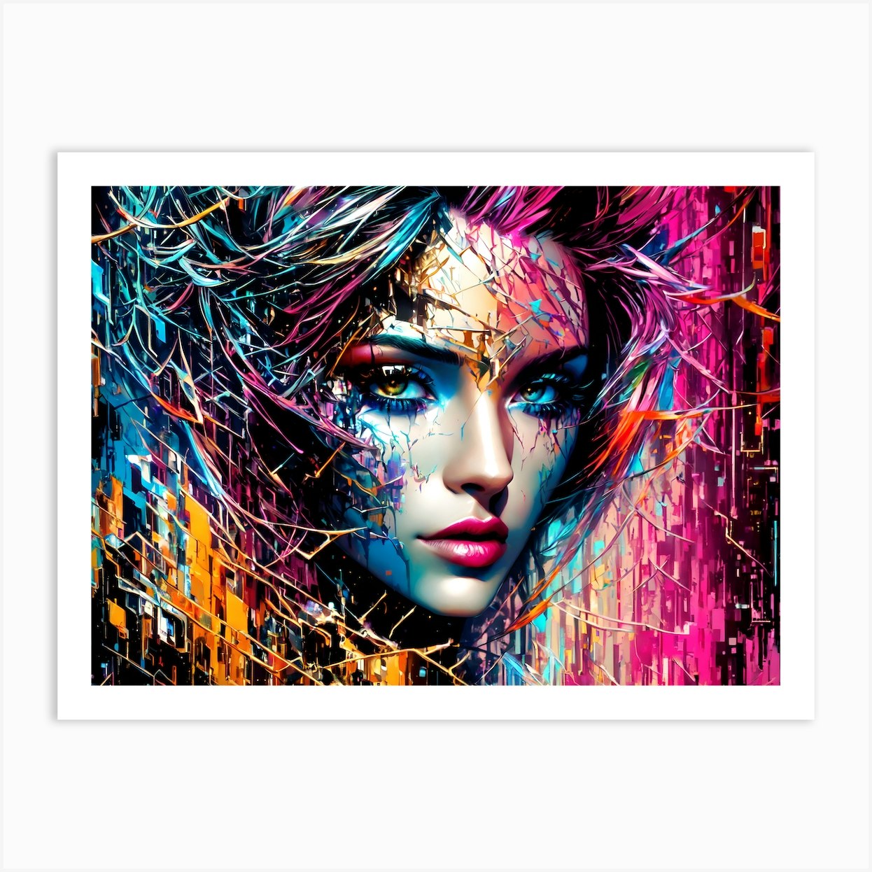 Abstract Painting 2 Art Print by PhotoshopJunkie 247 - Fy