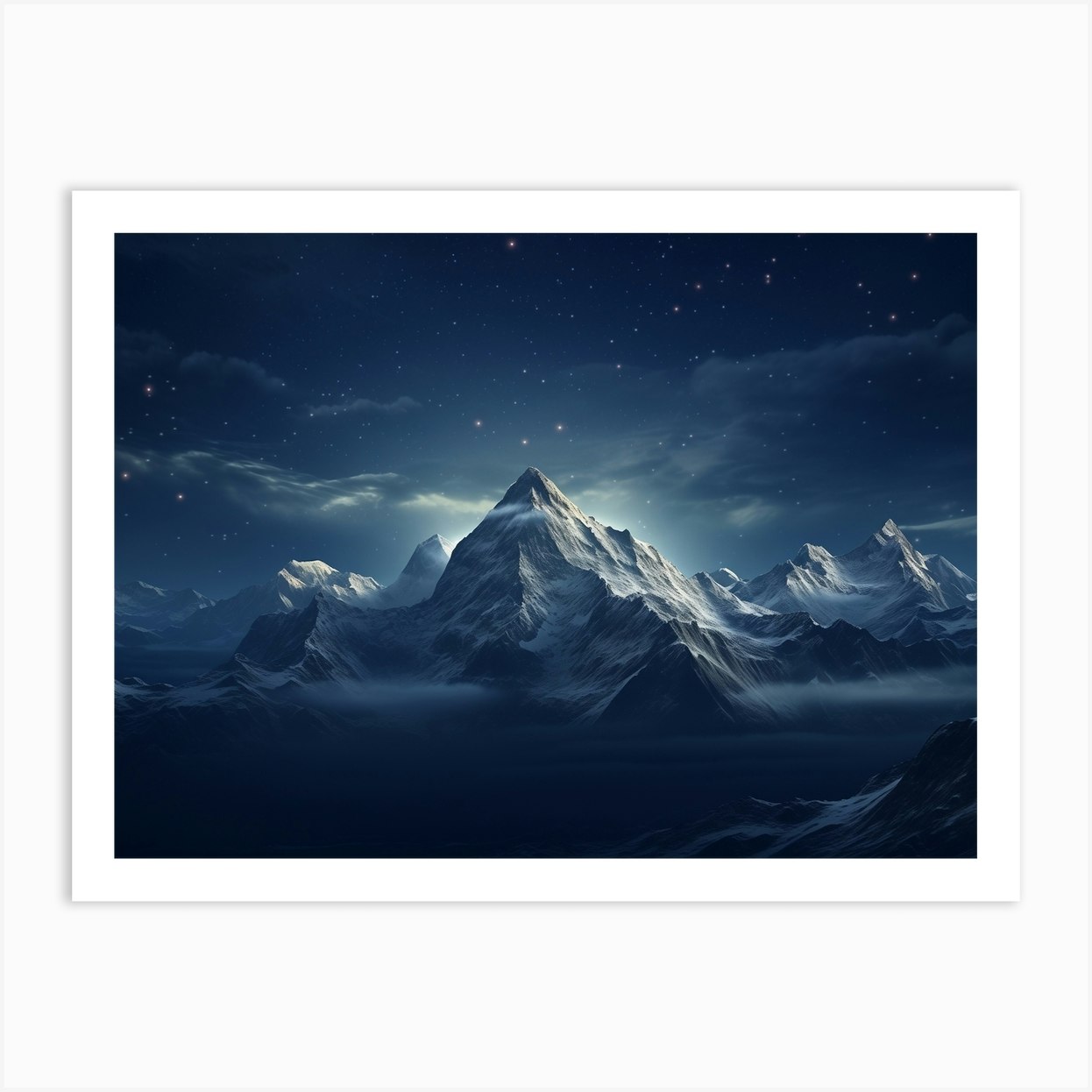 Mountain Landscape Art Print By Alexandru Oteleanu - Fy