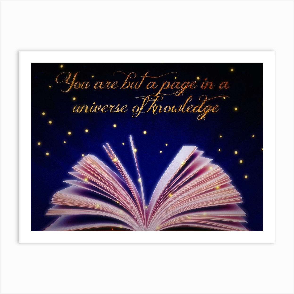Universal Knowledge Art Print by TLDaniels Fy