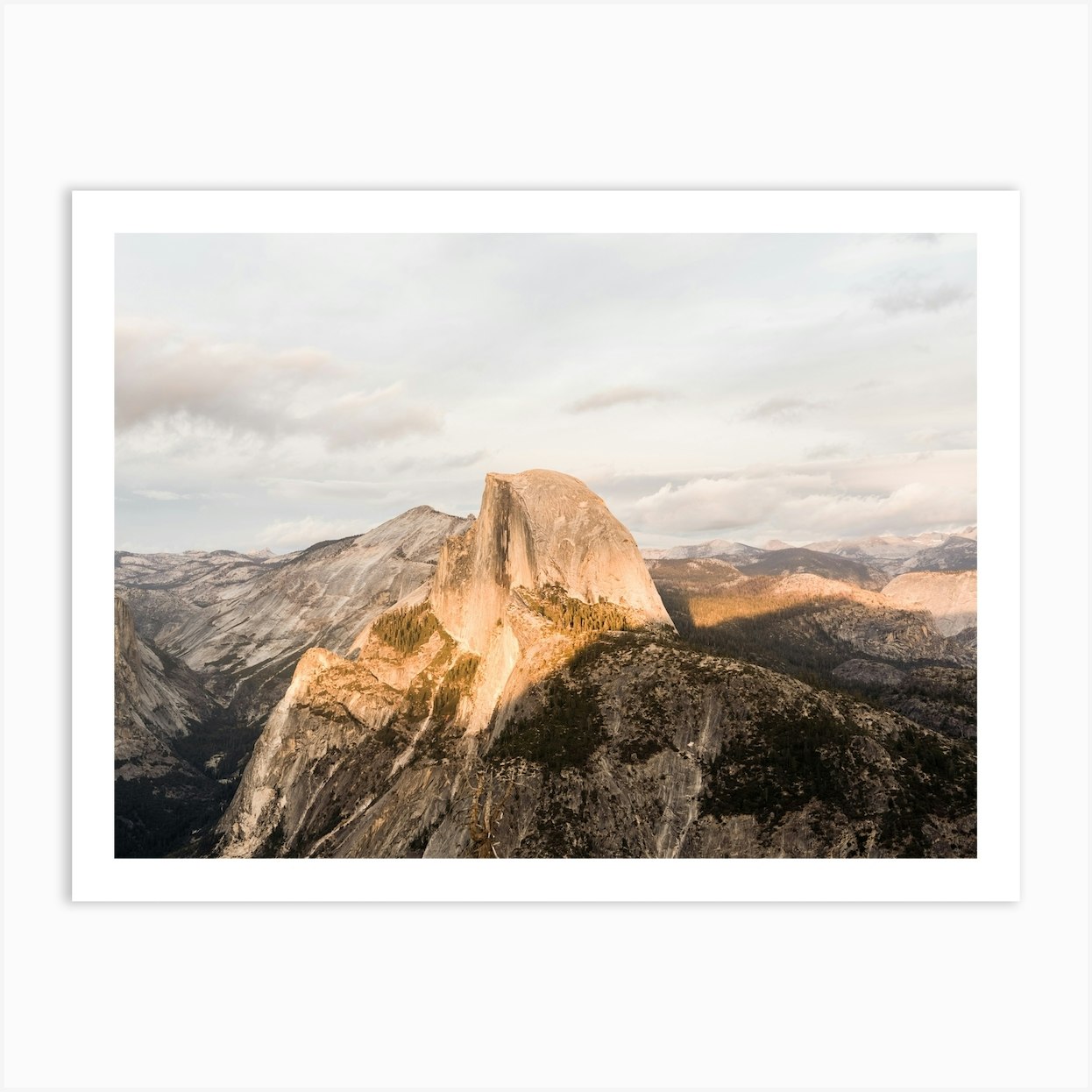 Yosemite Half Dome Art Print by Indio Page - Fy